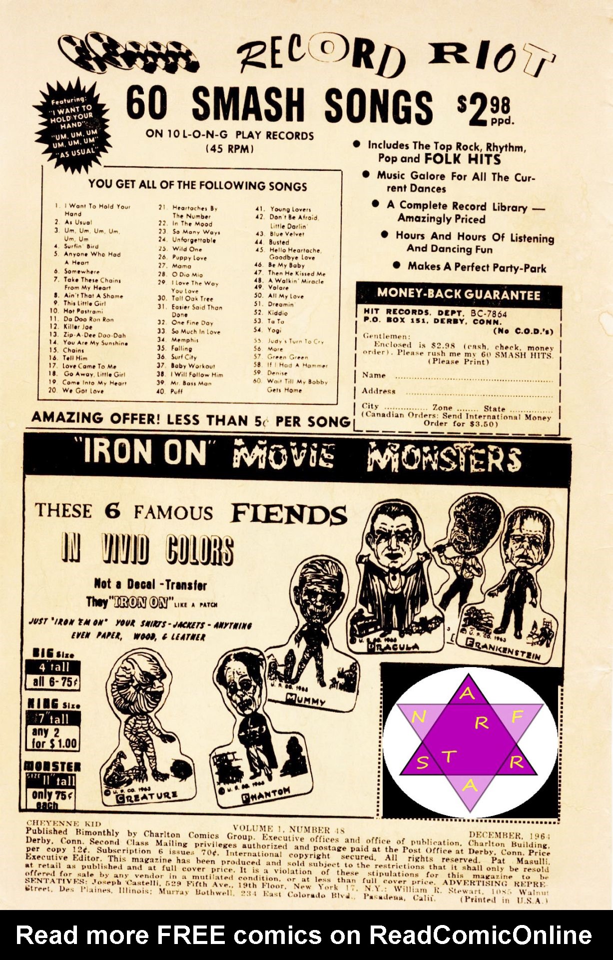 Read online Cheyenne Kid comic -  Issue #48 - 2