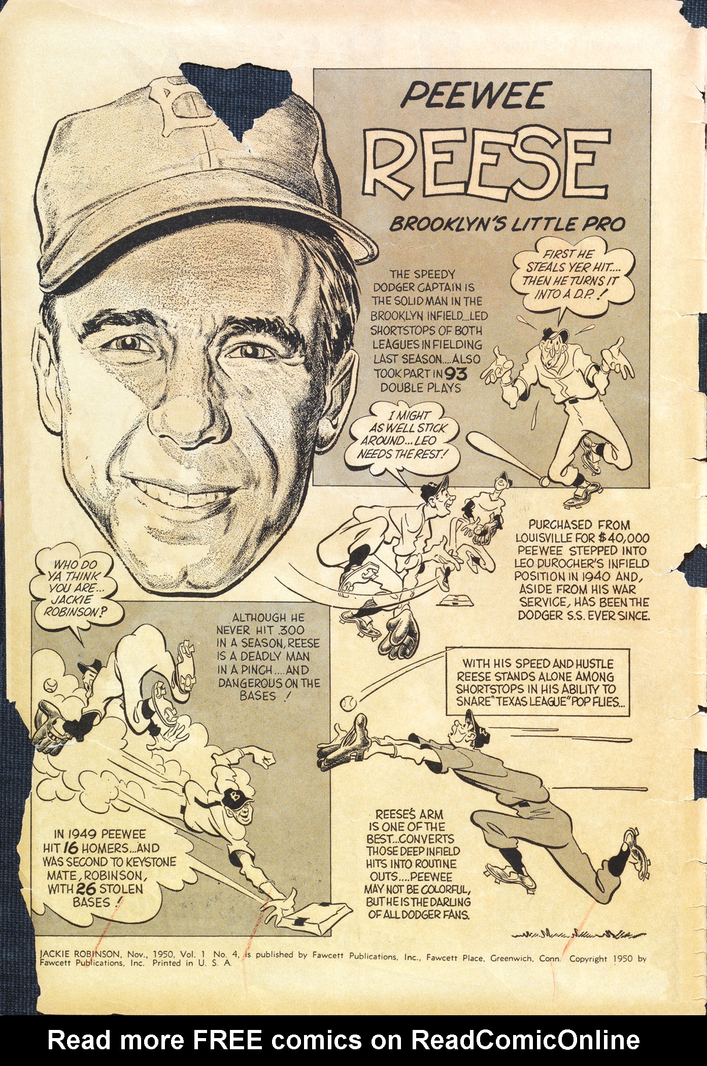 Read online Jackie Robinson comic -  Issue #4 - 2