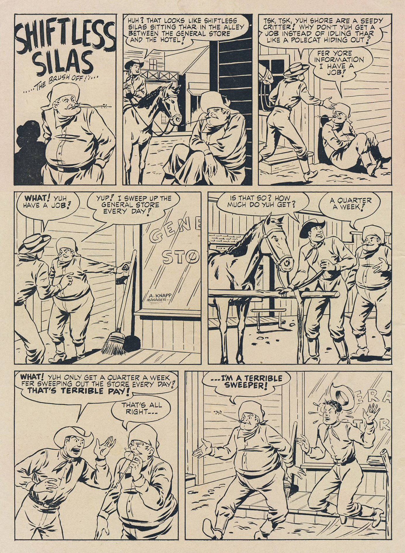 Read online Young Eagle comic -  Issue #1 - 2