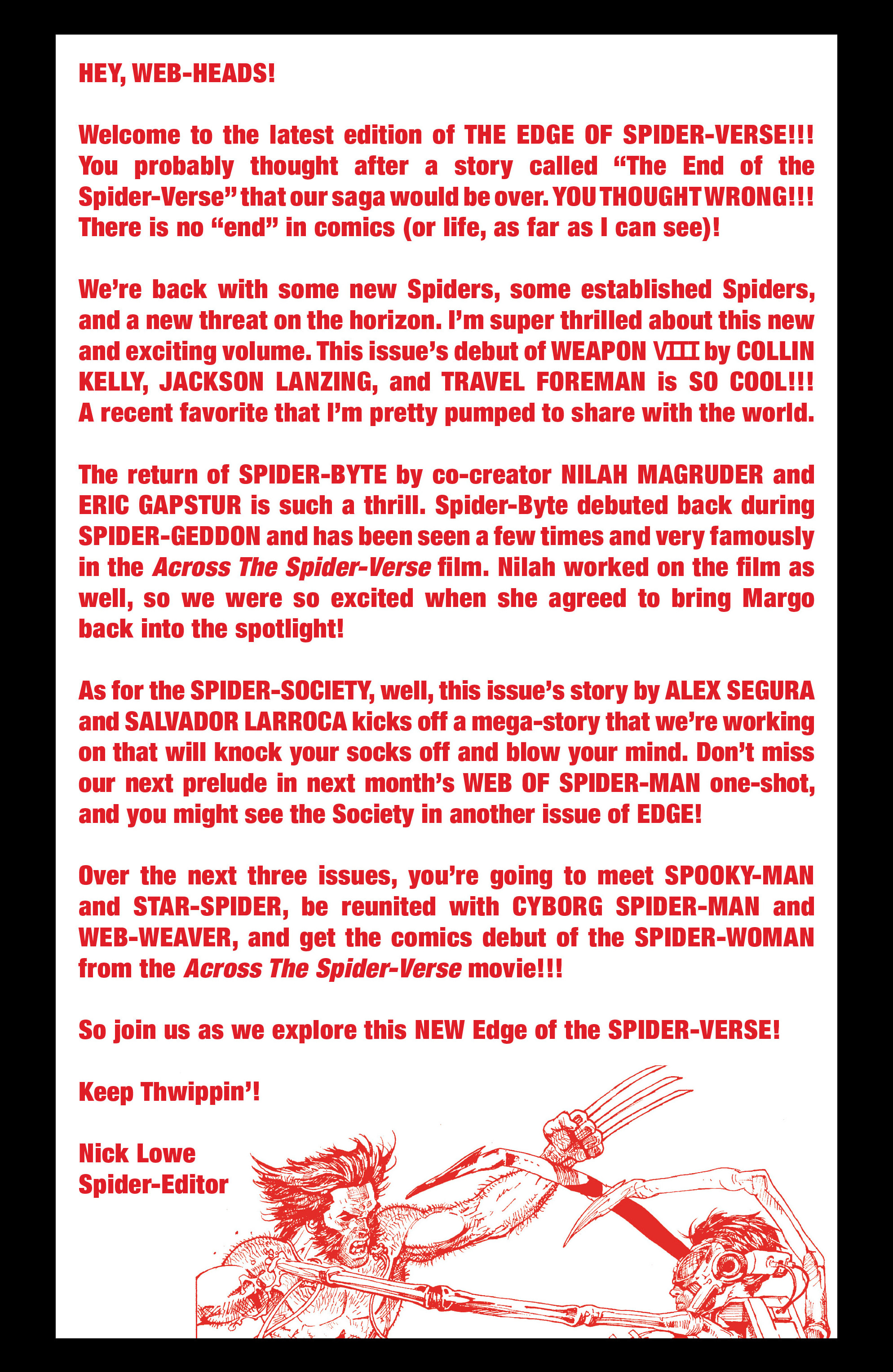 Read online Edge of Spider-Verse (2024) comic -  Issue #1 - 33