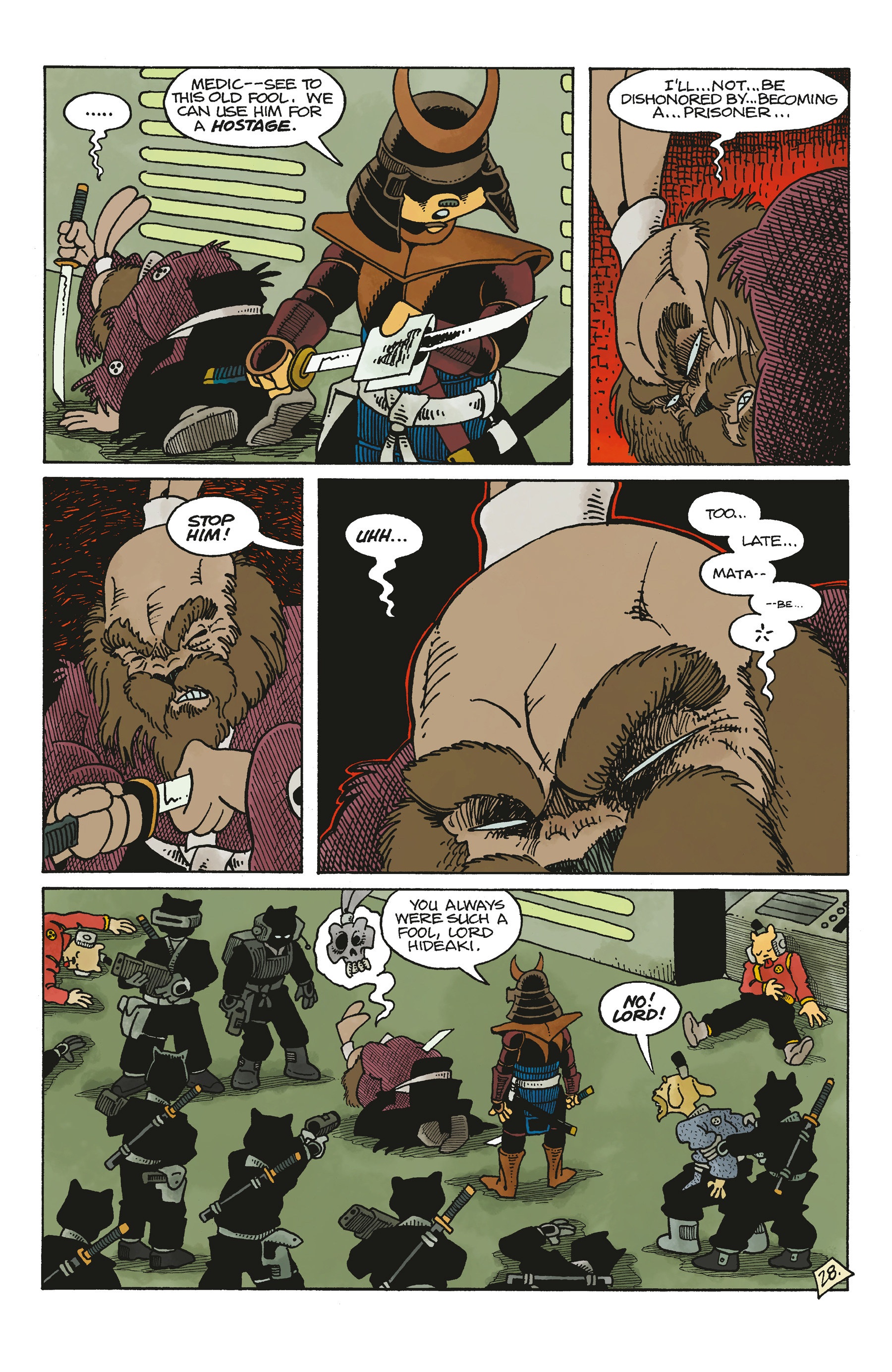 Read online Space Usagi: Death and Honor comic -  Issue #1 - 29