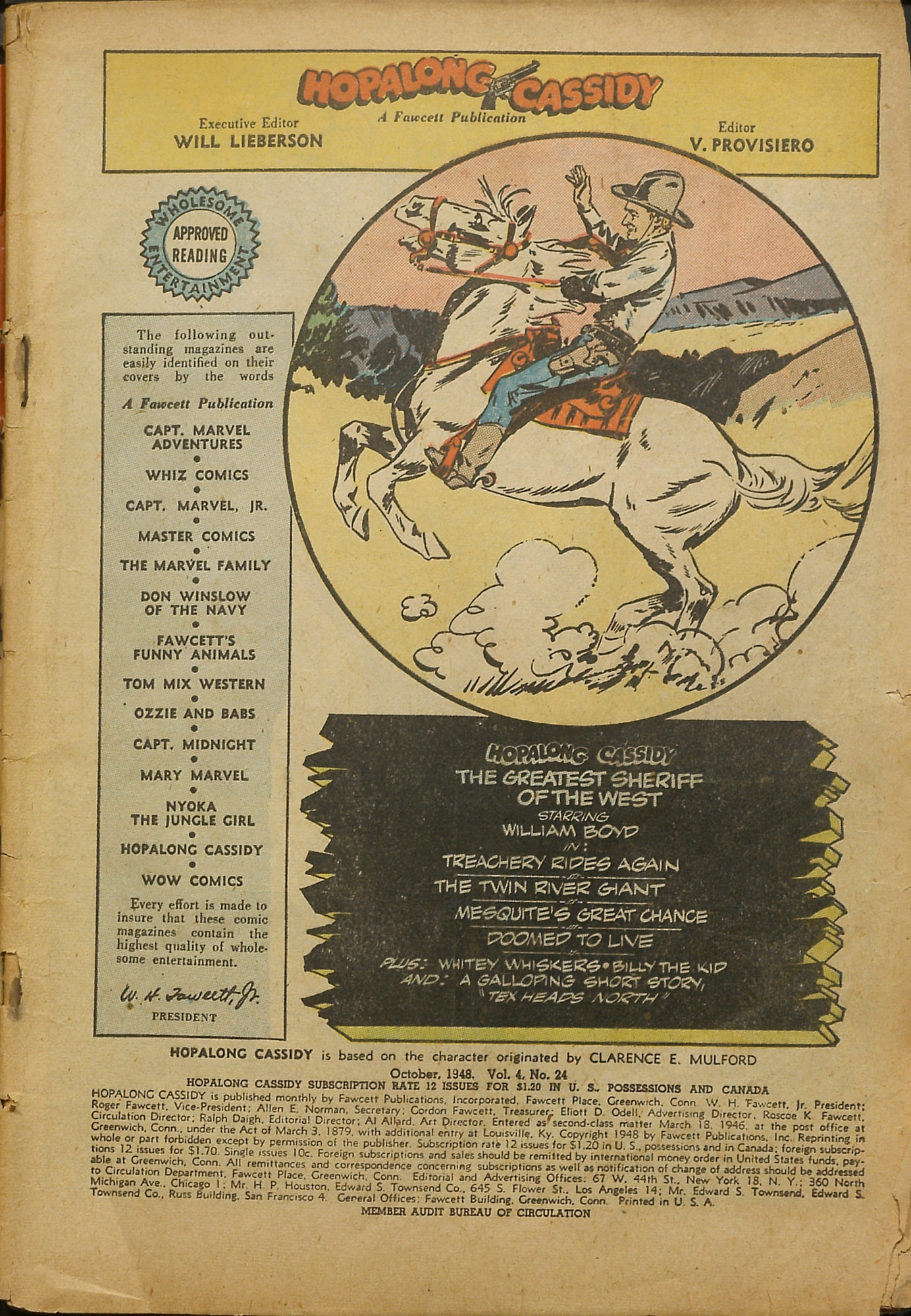 Read online Hopalong Cassidy comic -  Issue #24 - 3