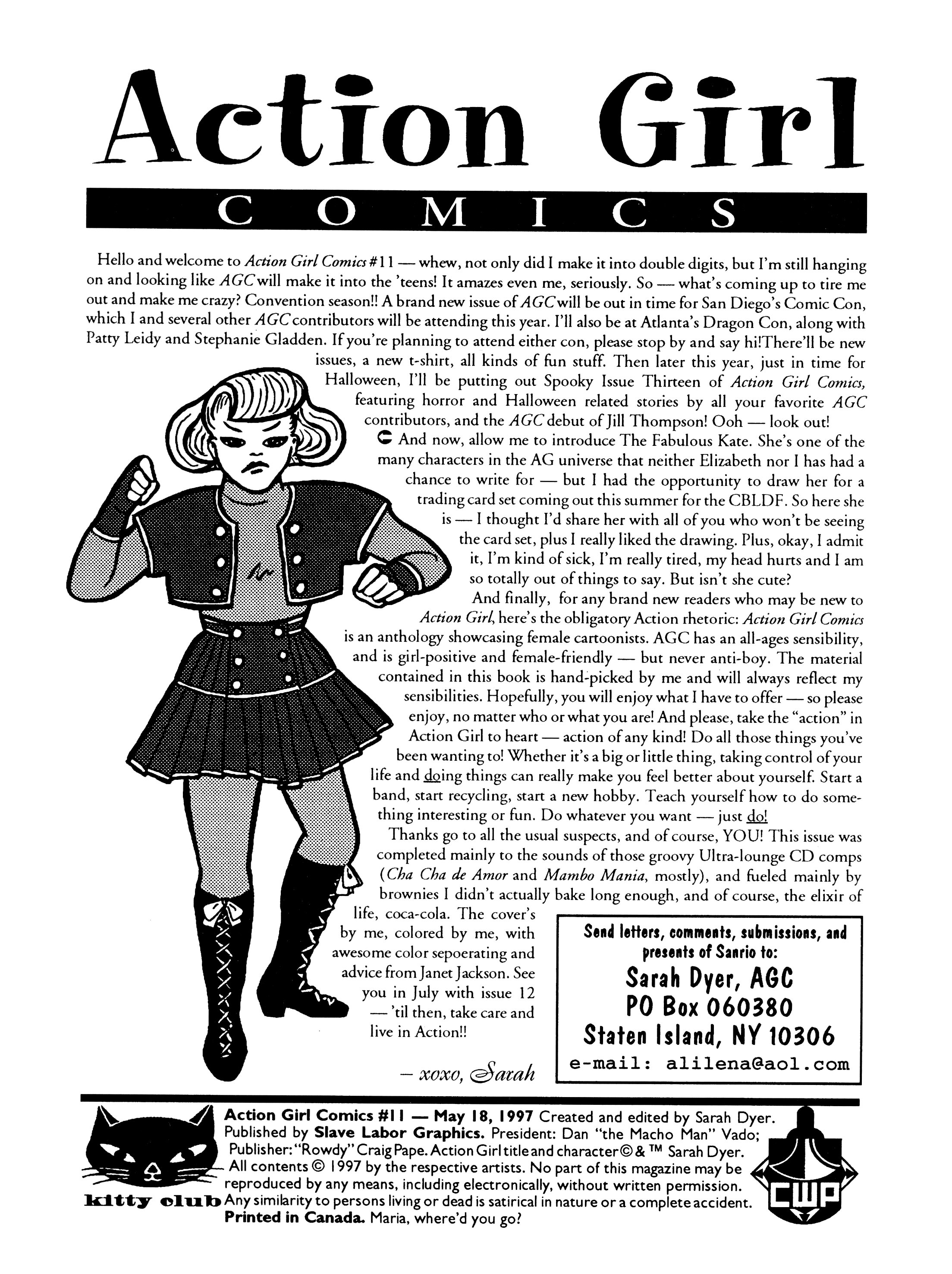 Read online Action Girl Comics comic -  Issue #11 - 2