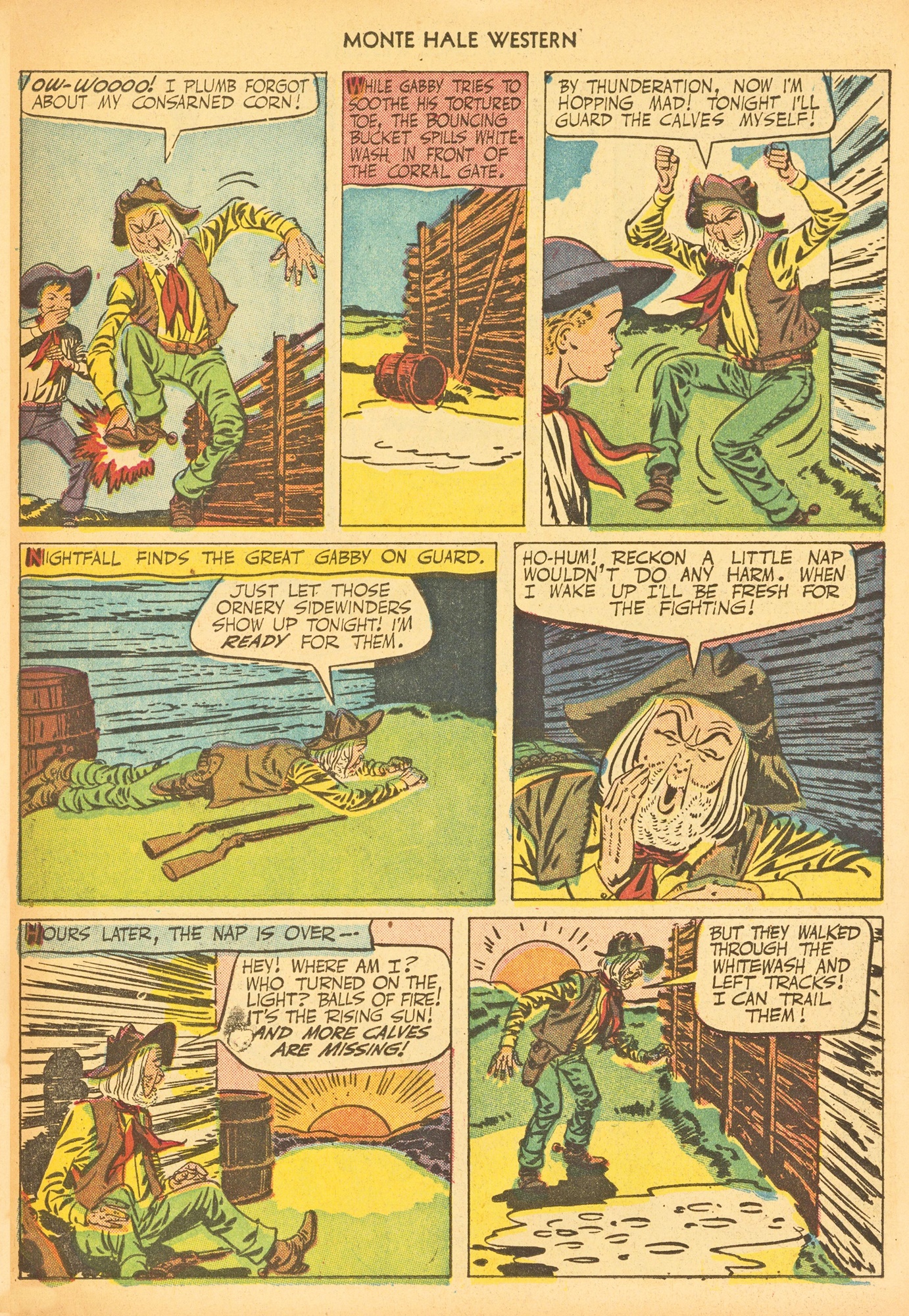 Read online Monte Hale Western comic -  Issue #66 - 23