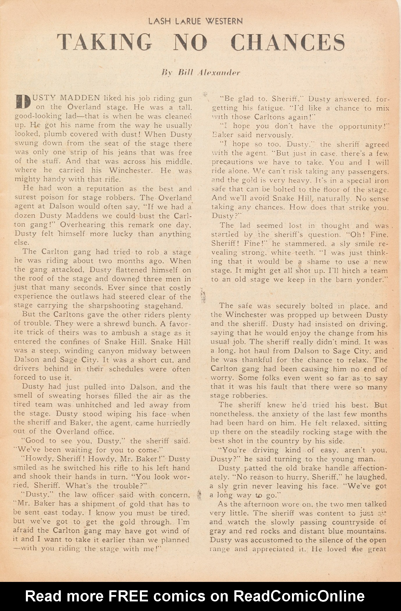 Read online Lash Larue Western (1949) comic -  Issue #12 - 15