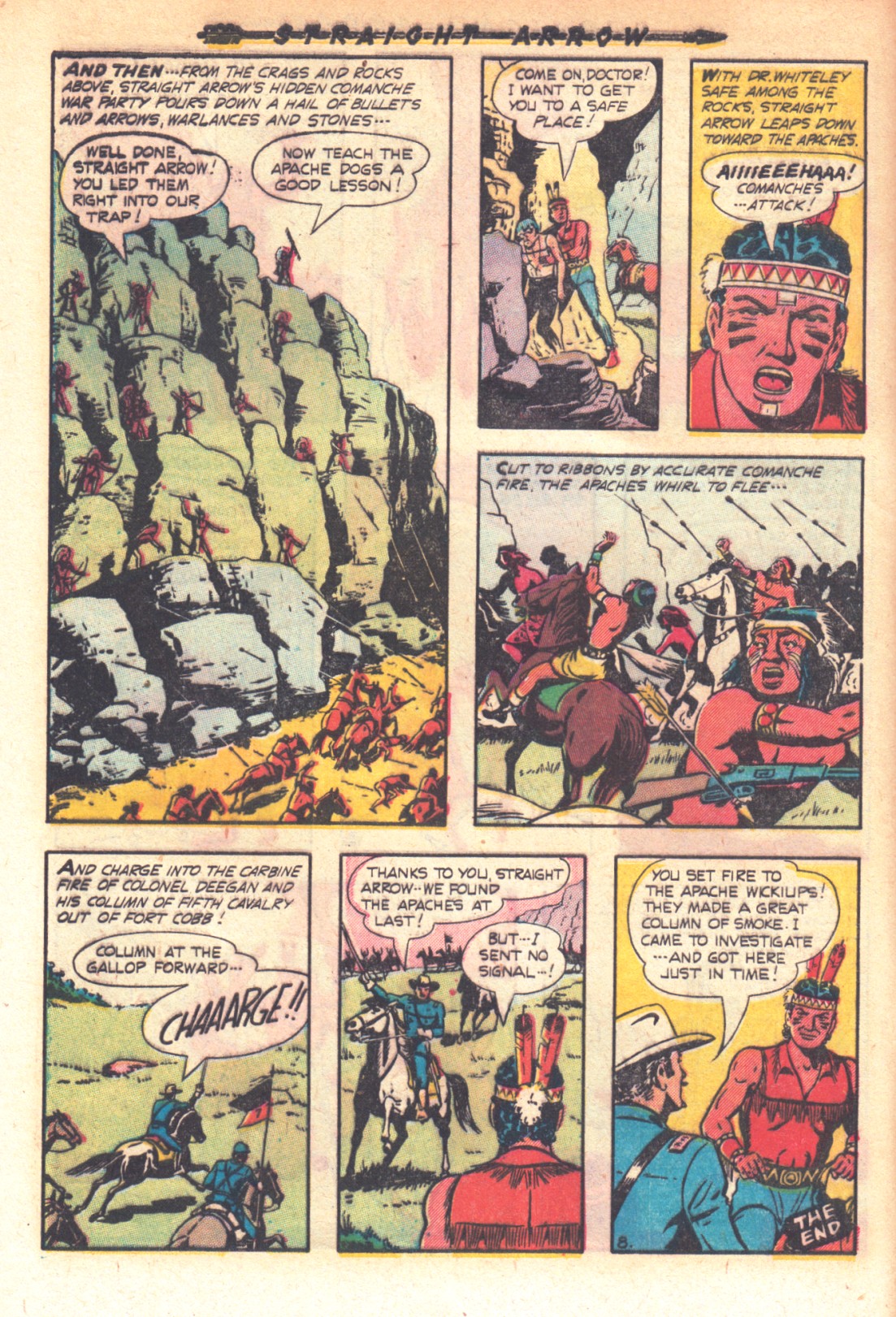 Read online Straight Arrow comic -  Issue #17 - 10