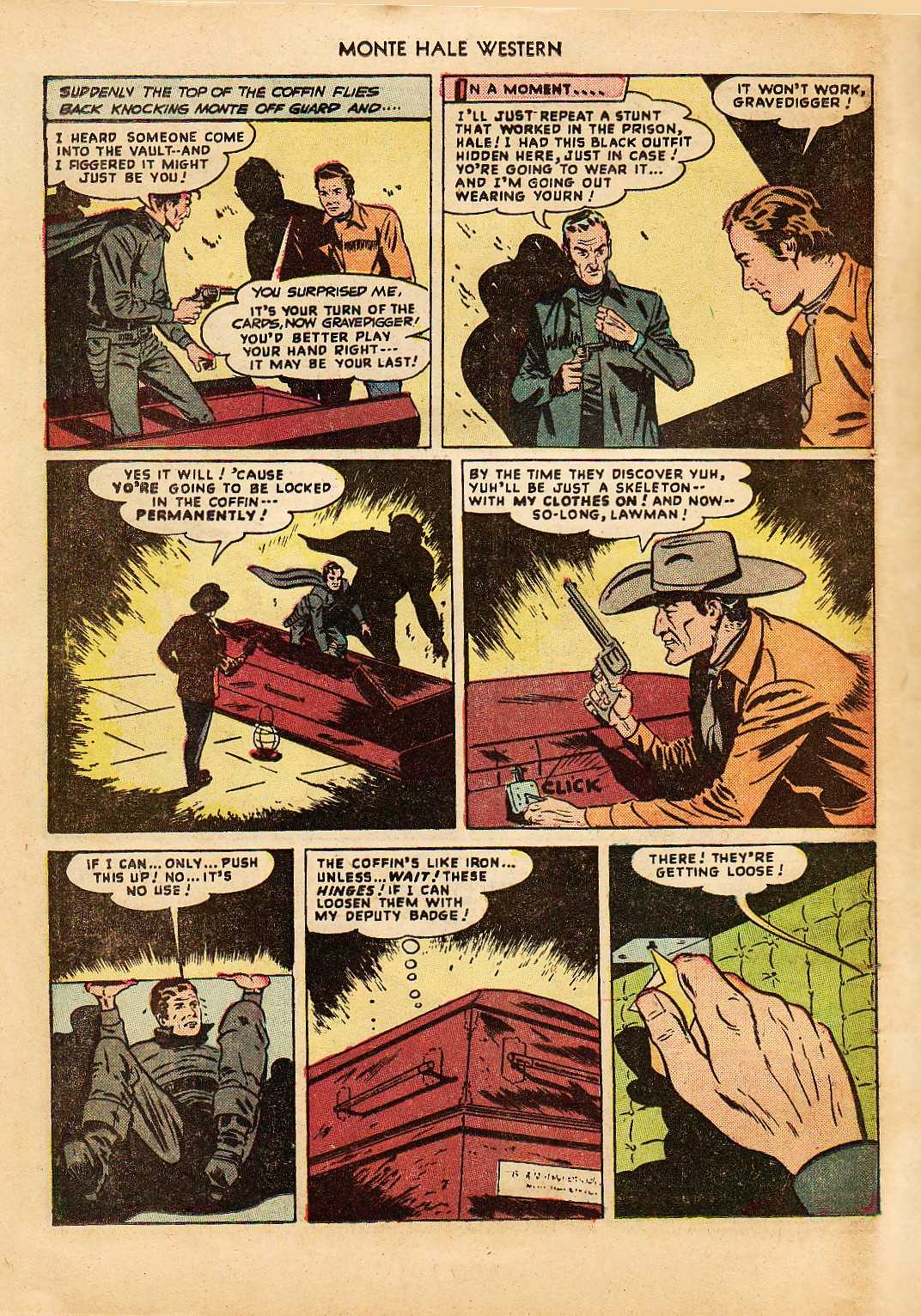 Read online Monte Hale Western comic -  Issue #38 - 45