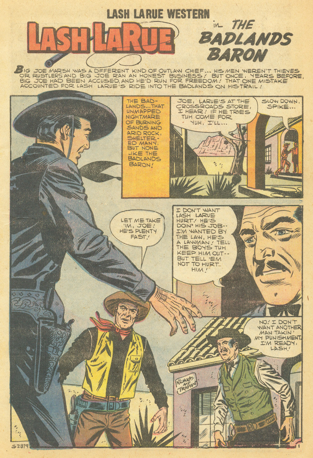 Read online Lash Larue Western (1949) comic -  Issue #68 - 10