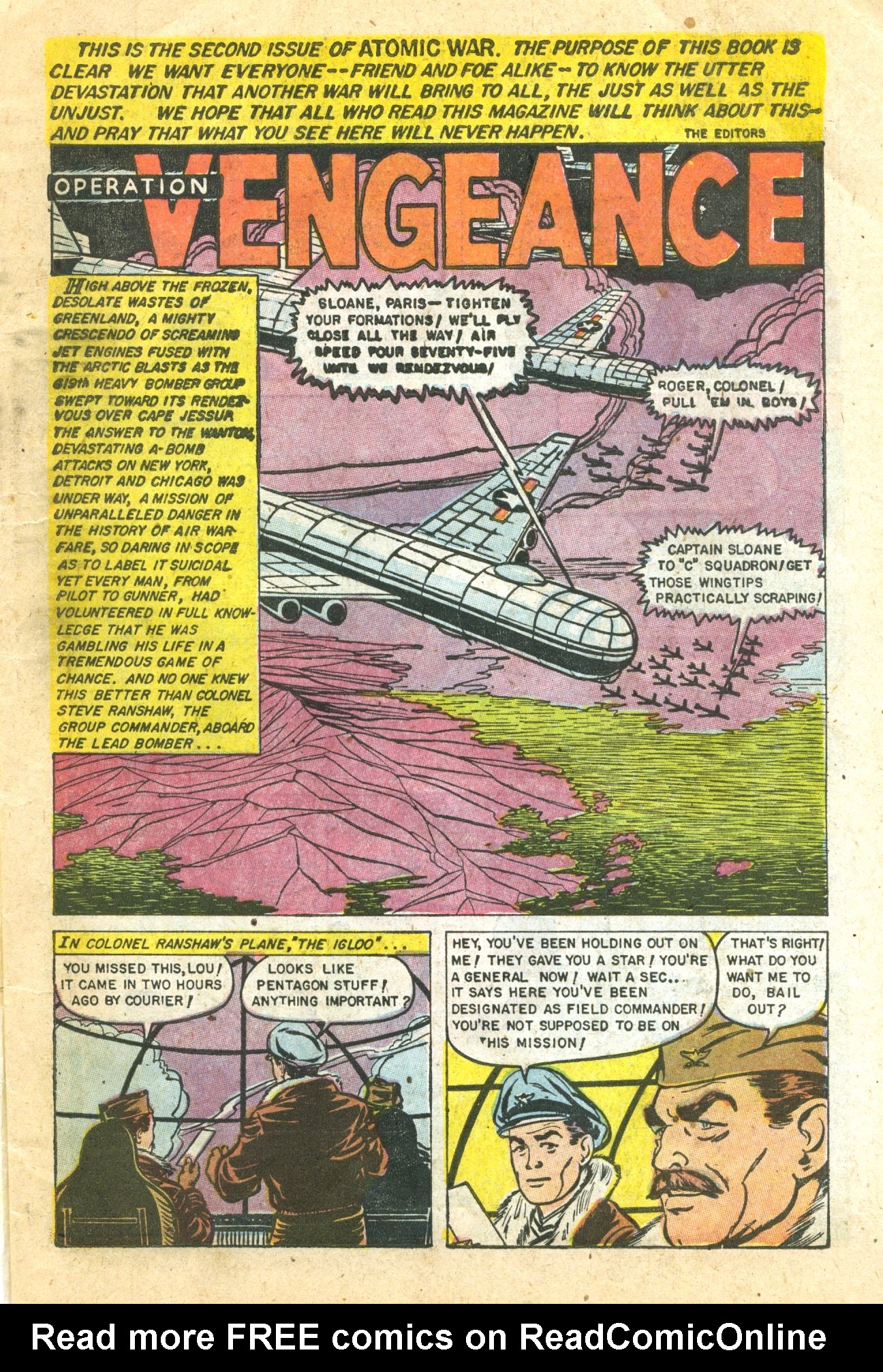 Read online Atomic War! comic -  Issue #2 - 3