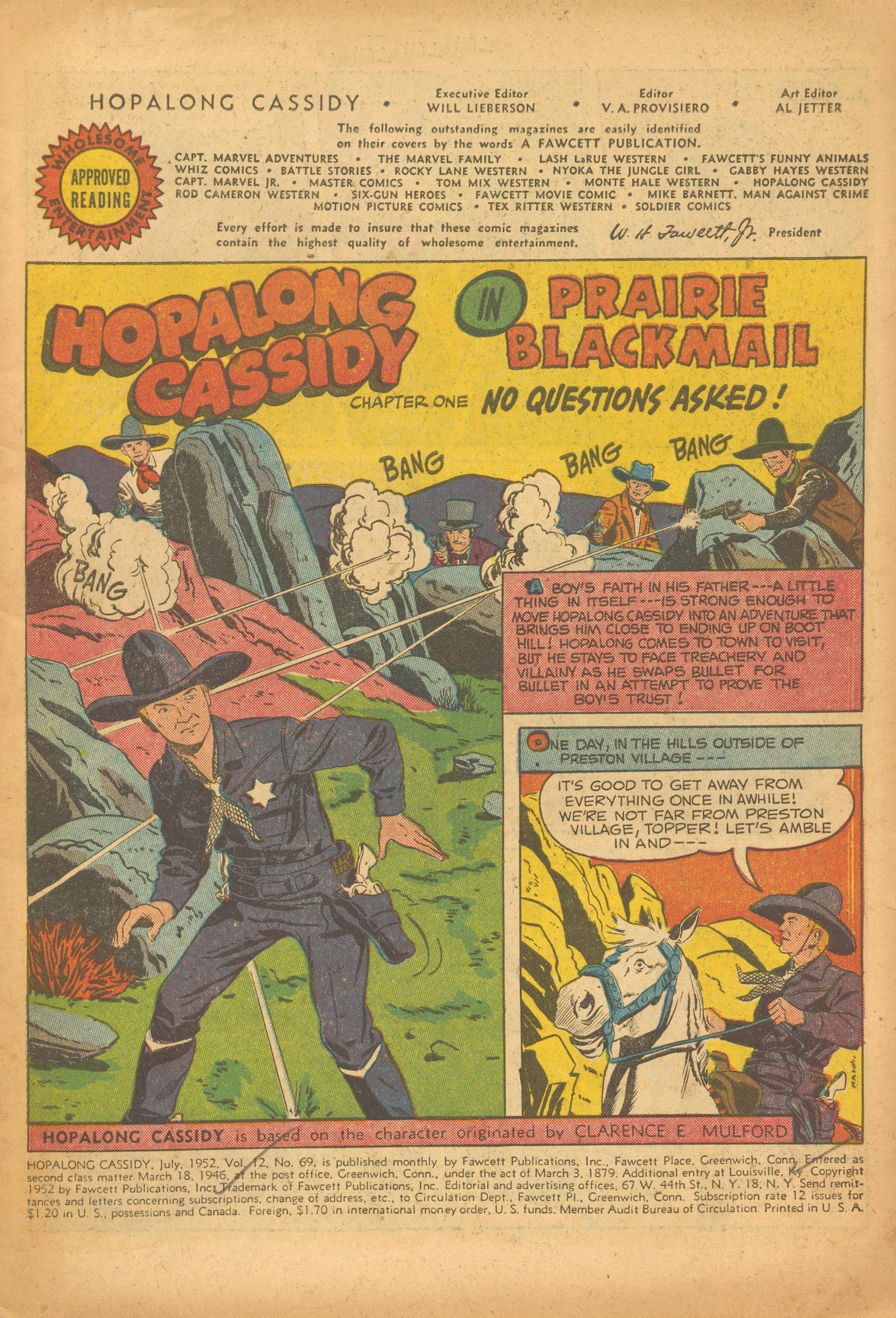 Read online Hopalong Cassidy comic -  Issue #69 - 3