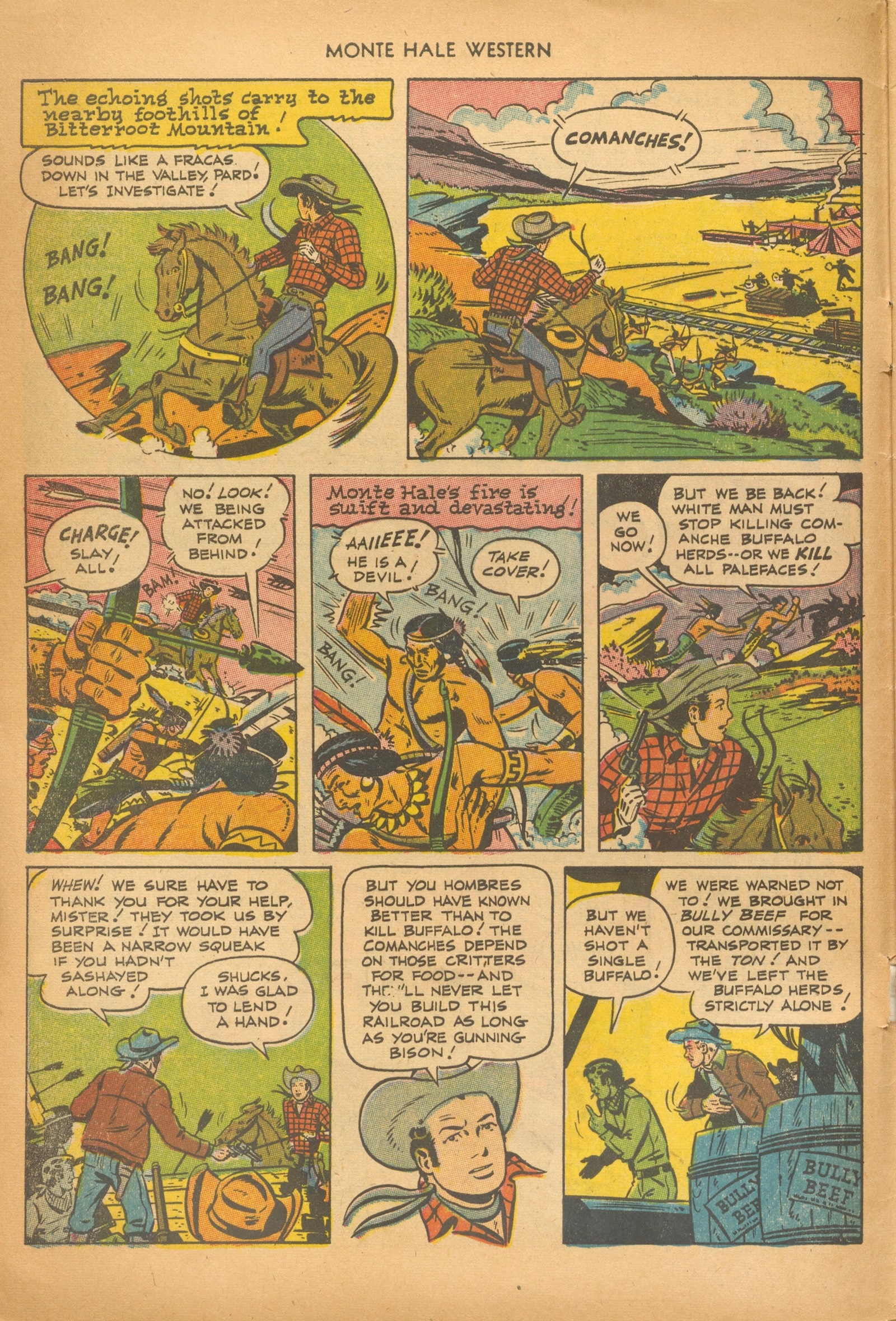 Read online Monte Hale Western comic -  Issue #78 - 4