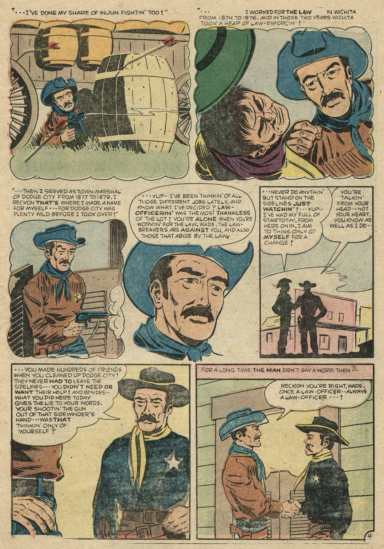 Read online Wyatt Earp Frontier Marshal comic -  Issue #13 - 7