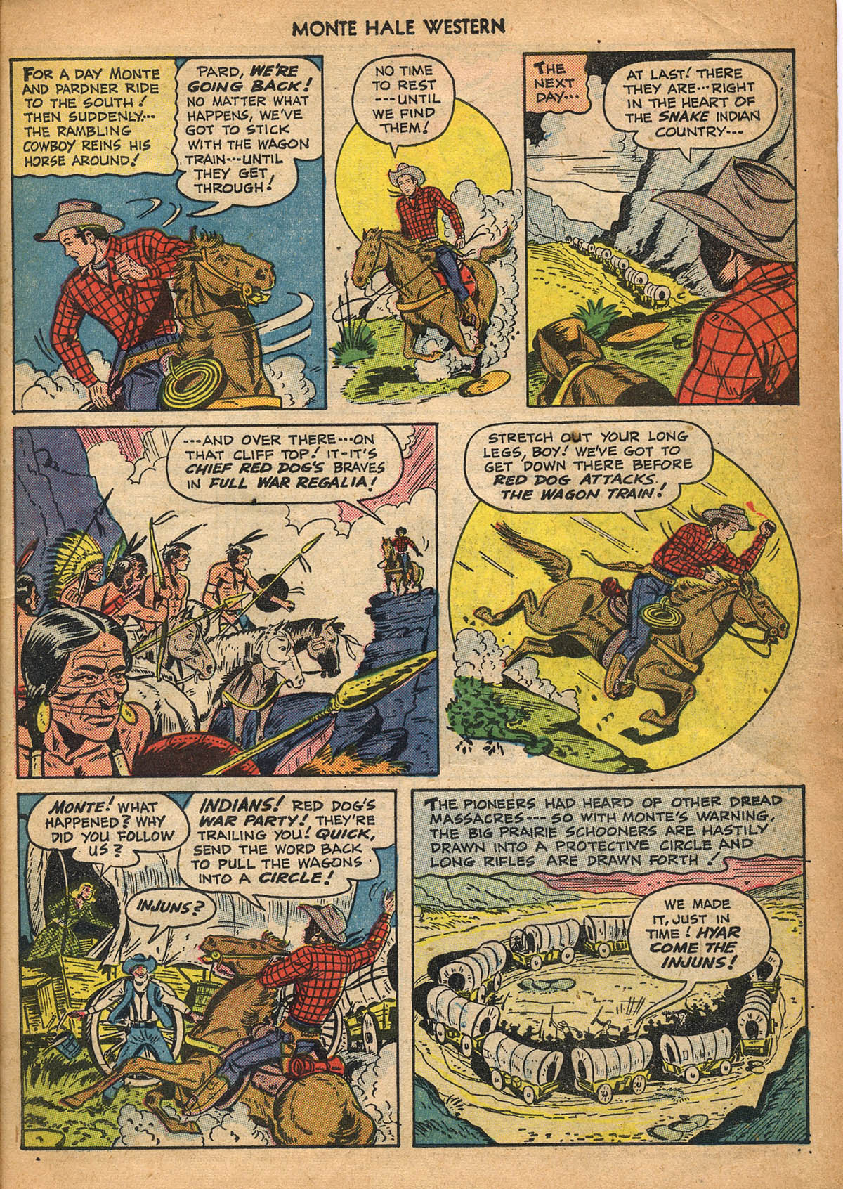 Read online Monte Hale Western comic -  Issue #44 - 12