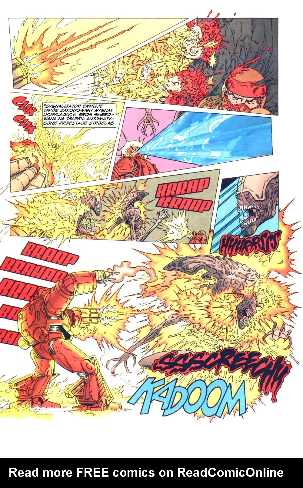 Read online Aliens: Berserker comic -  Issue #1 - 22