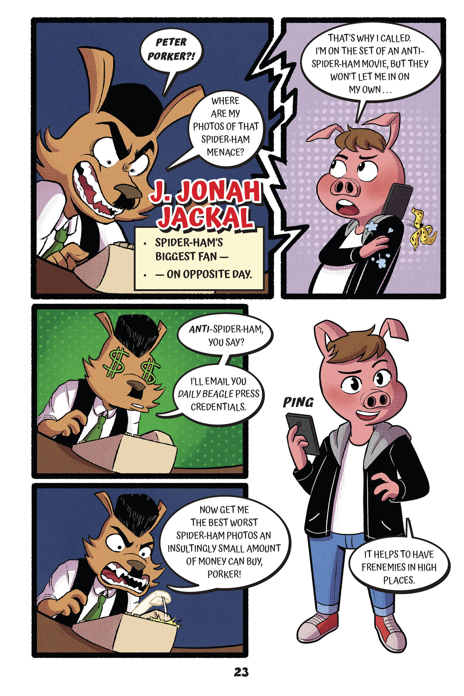 Read online Spider-Ham: Hollywood May-Ham comic -  Issue # TPB - 24