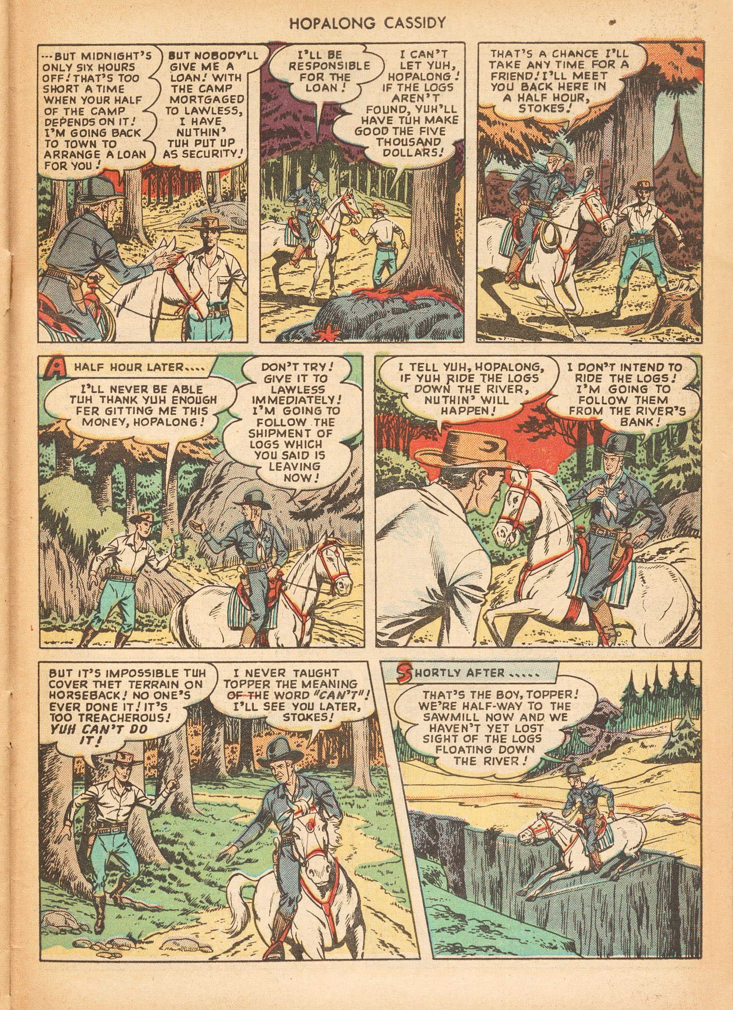 Read online Hopalong Cassidy comic -  Issue #33 - 43