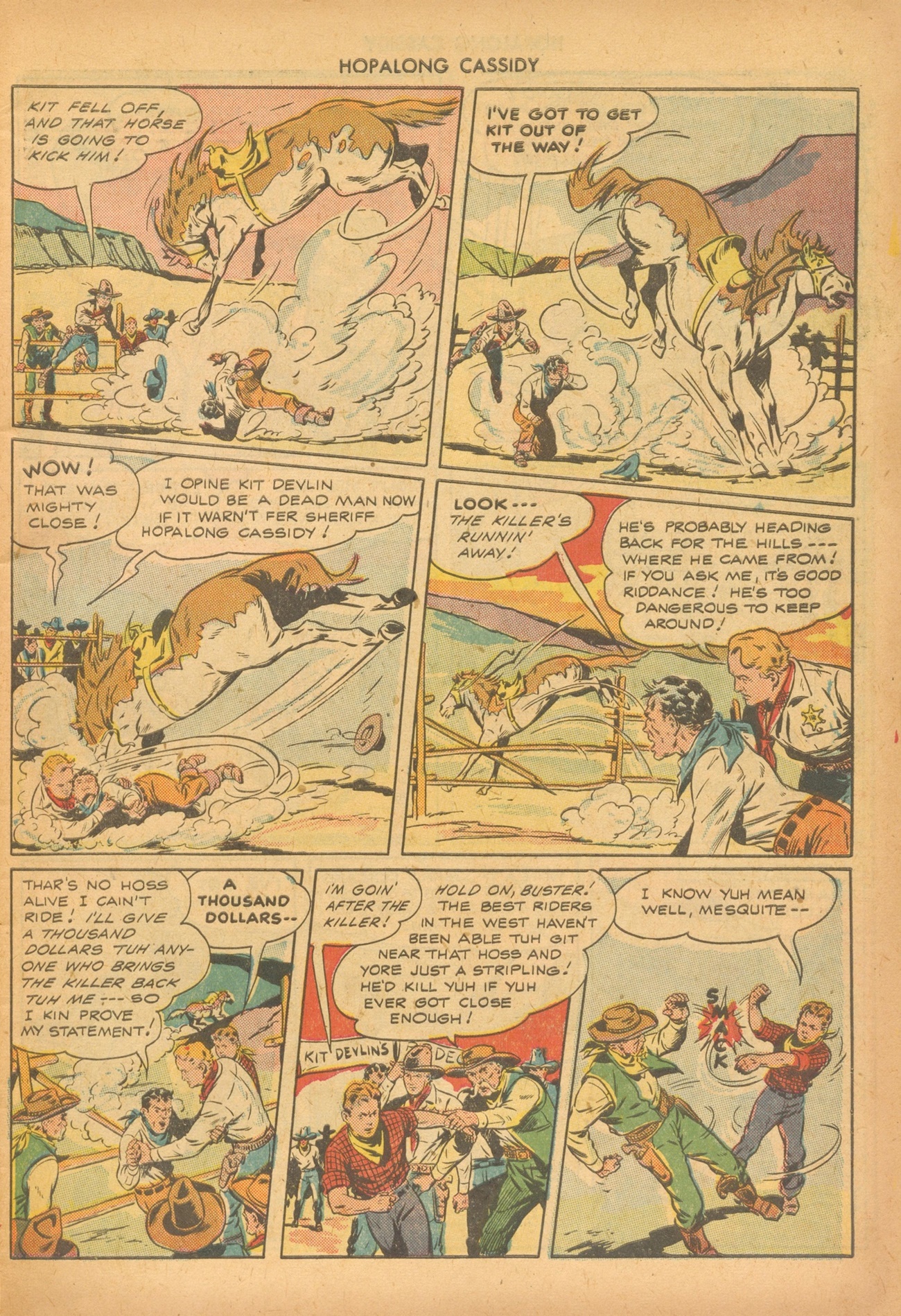 Read online Hopalong Cassidy comic -  Issue #12 - 5
