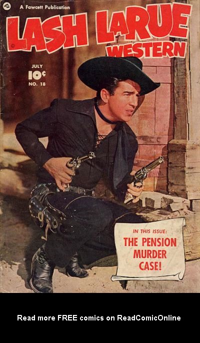 Read online Lash Larue Western (1949) comic -  Issue #18 - 1