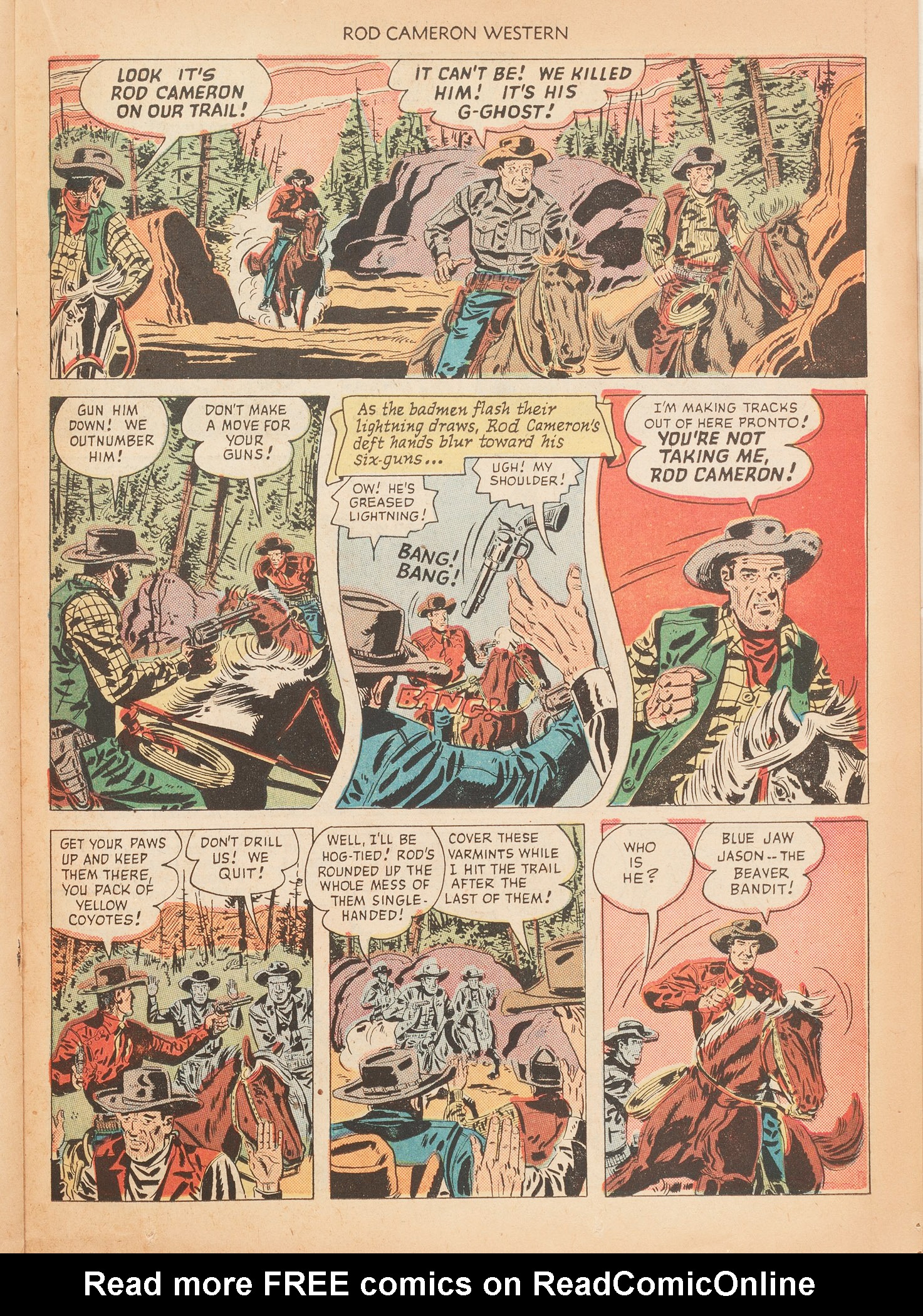 Read online Rod Cameron Western comic -  Issue #4 - 23