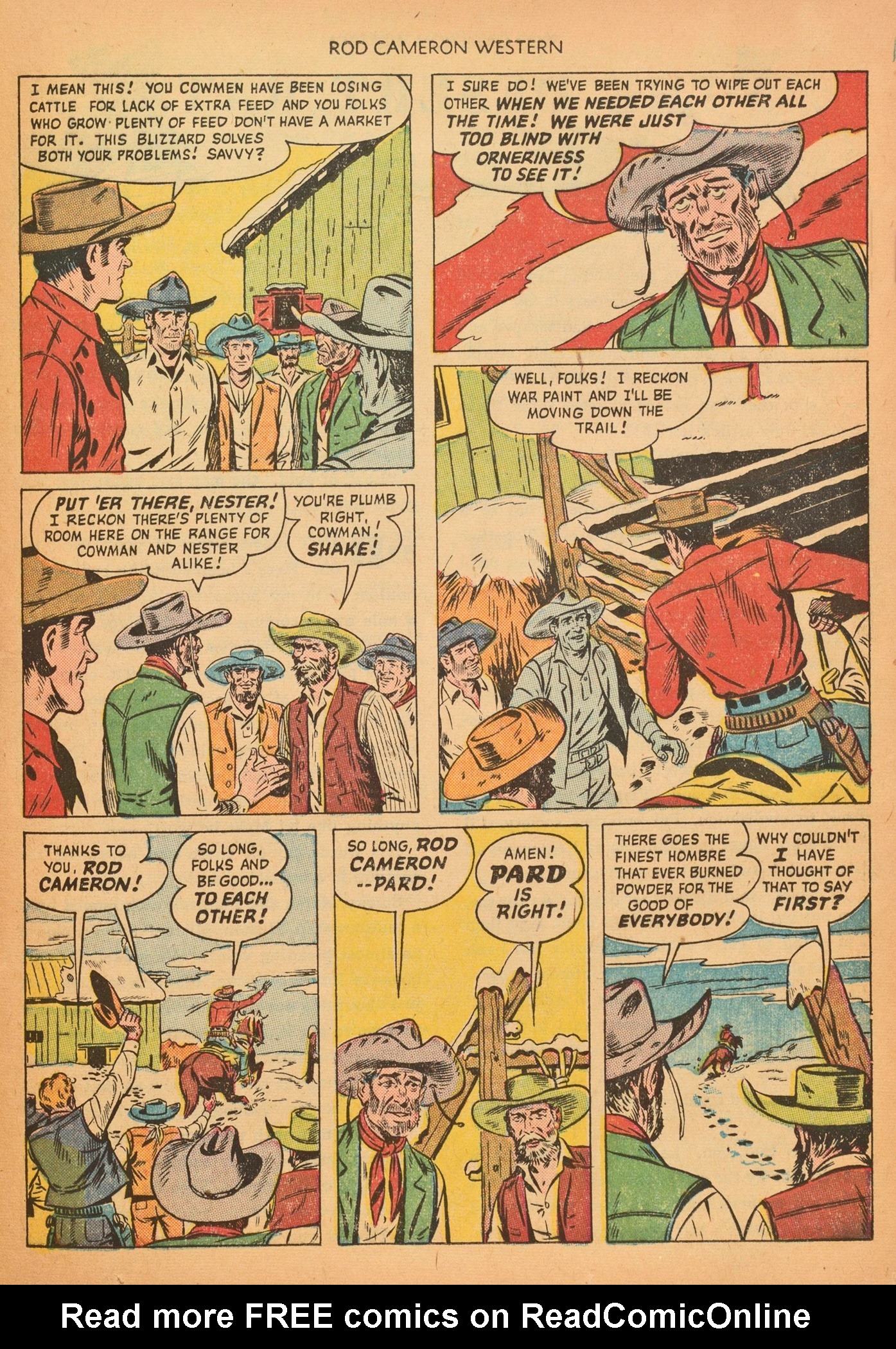 Read online Rod Cameron Western comic -  Issue #2 - 25