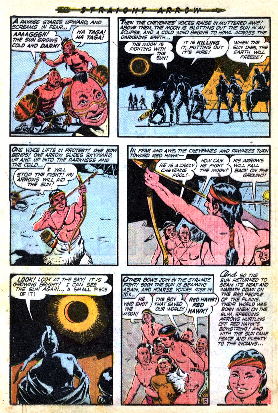 Read online Straight Arrow comic -  Issue #7 - 24