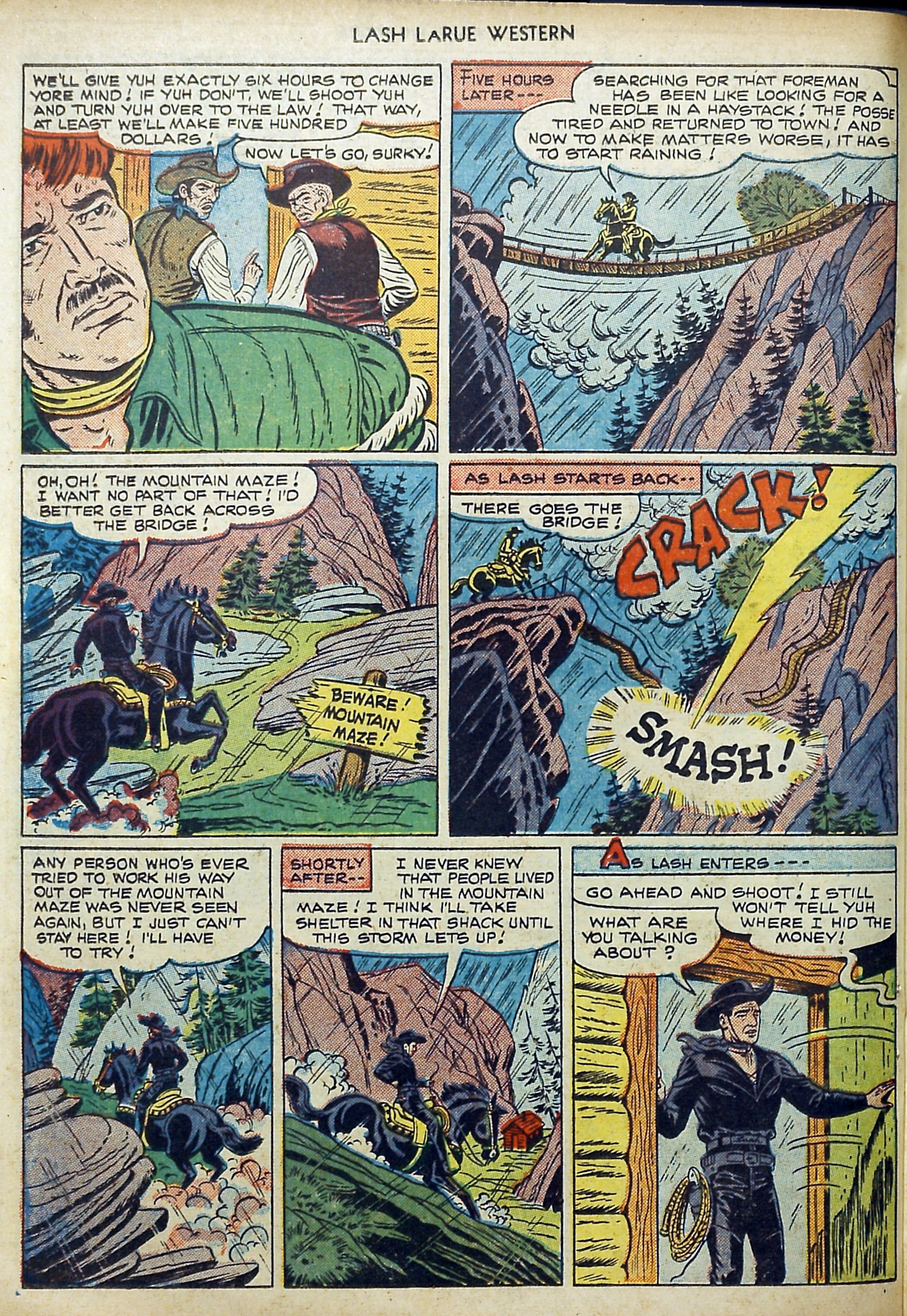 Read online Lash Larue Western (1949) comic -  Issue #11 - 30