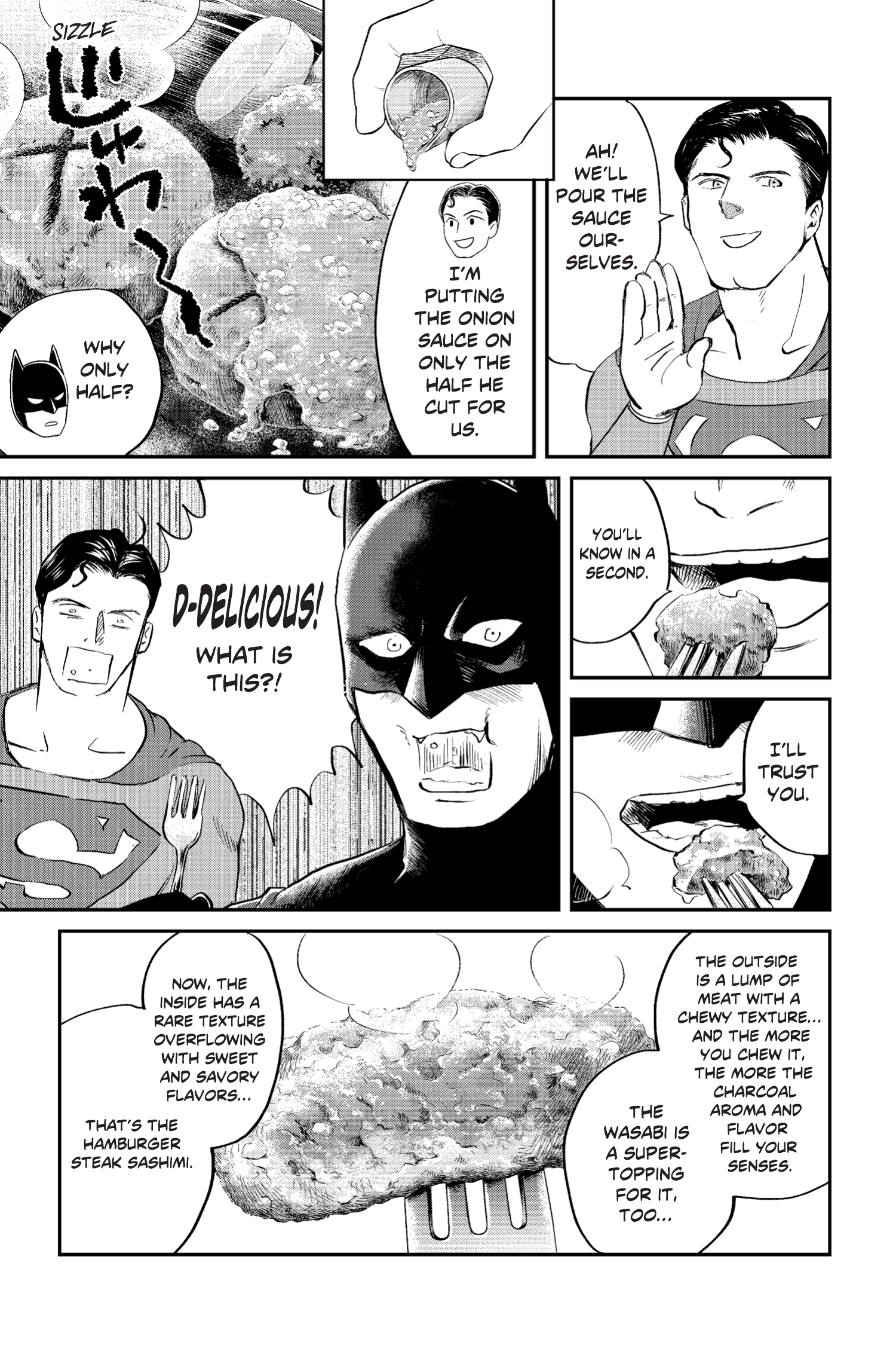 Read online Superman vs. Meshi comic -  Issue #16 - 17