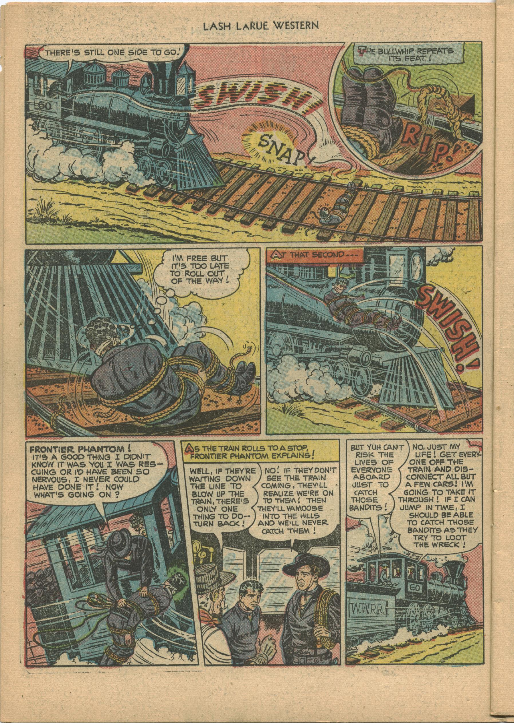 Read online Lash Larue Western (1949) comic -  Issue #21 - 10