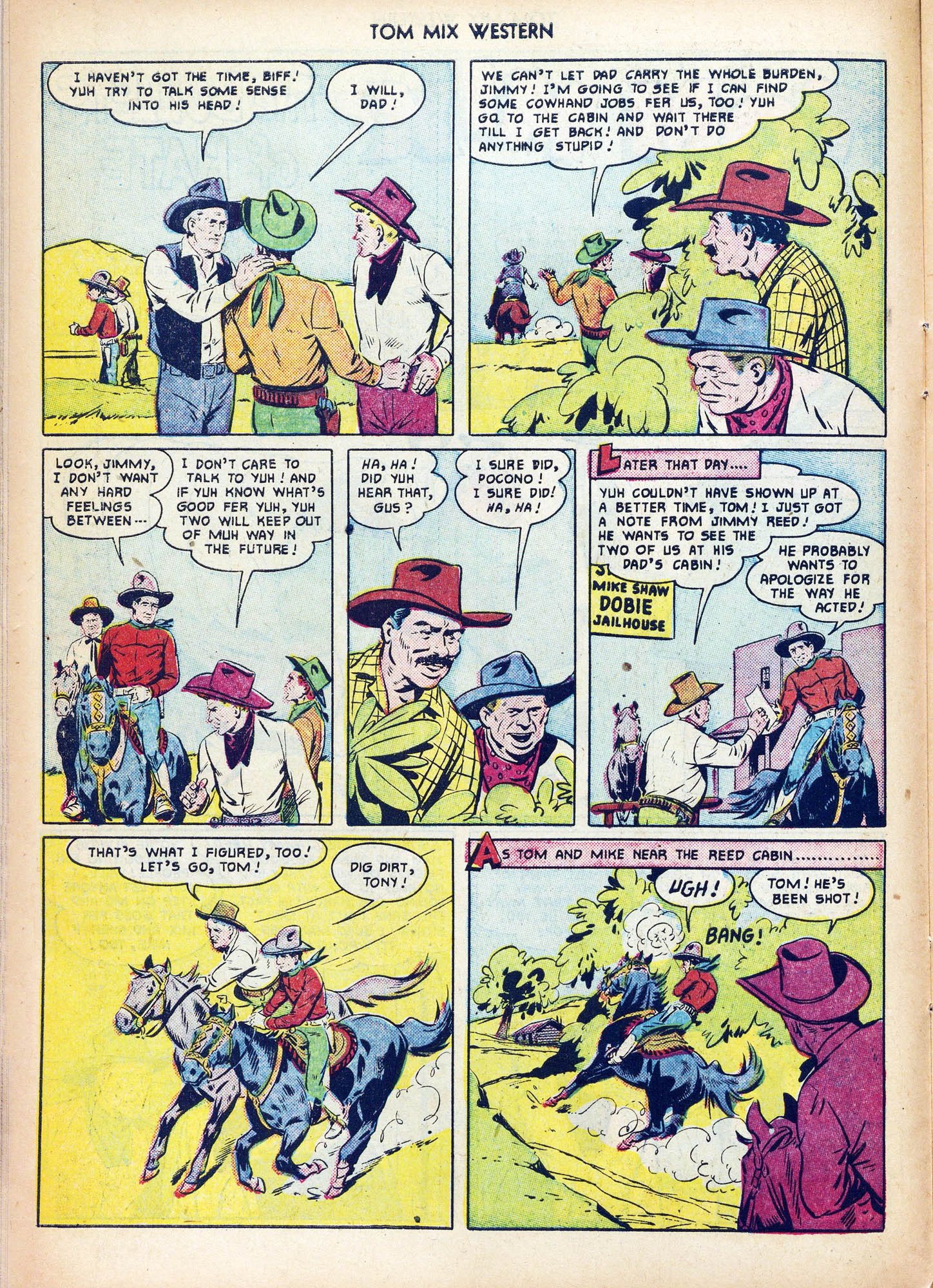 Read online Tom Mix Western (1948) comic -  Issue #42 - 22