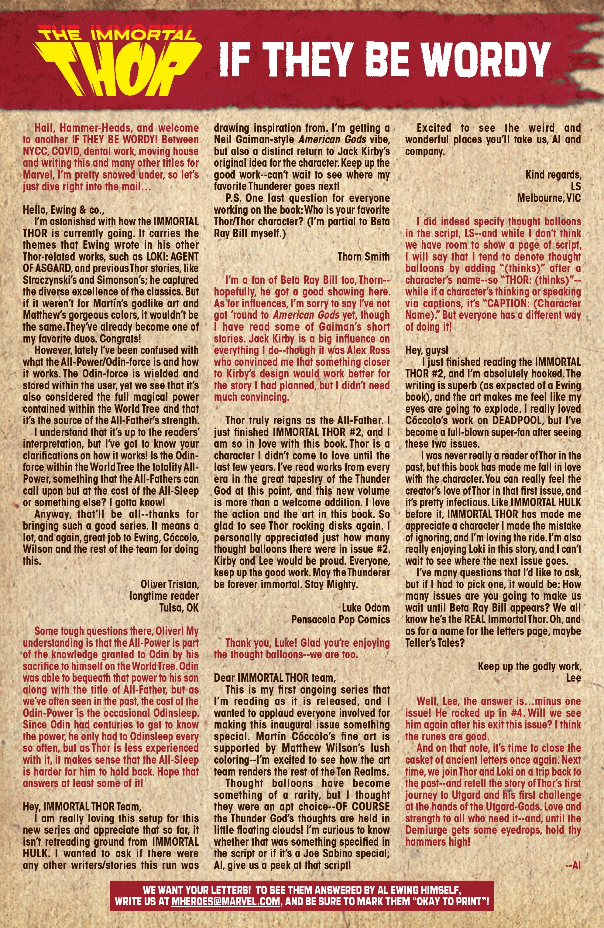 Read online The Immortal Thor comic -  Issue #5 - 20