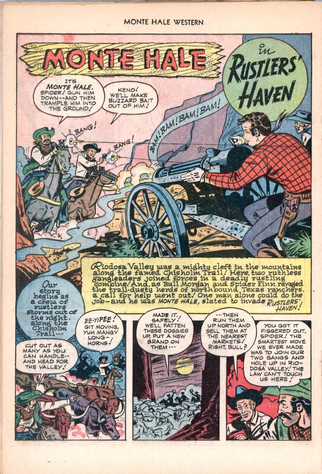 Read online Monte Hale Western comic -  Issue #81 - 20