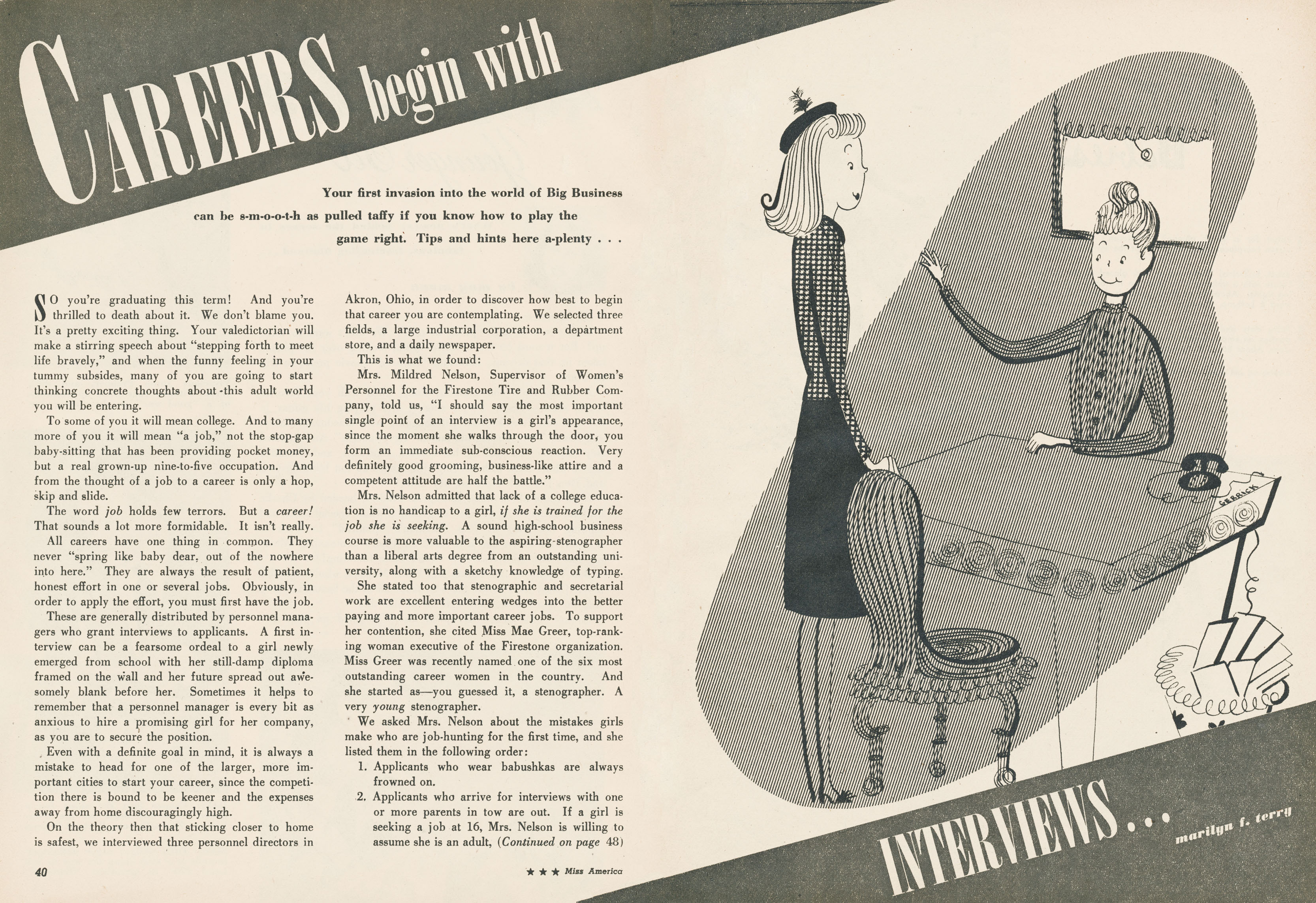 Read online Miss America Magazine comic -  Issue #33 - 35