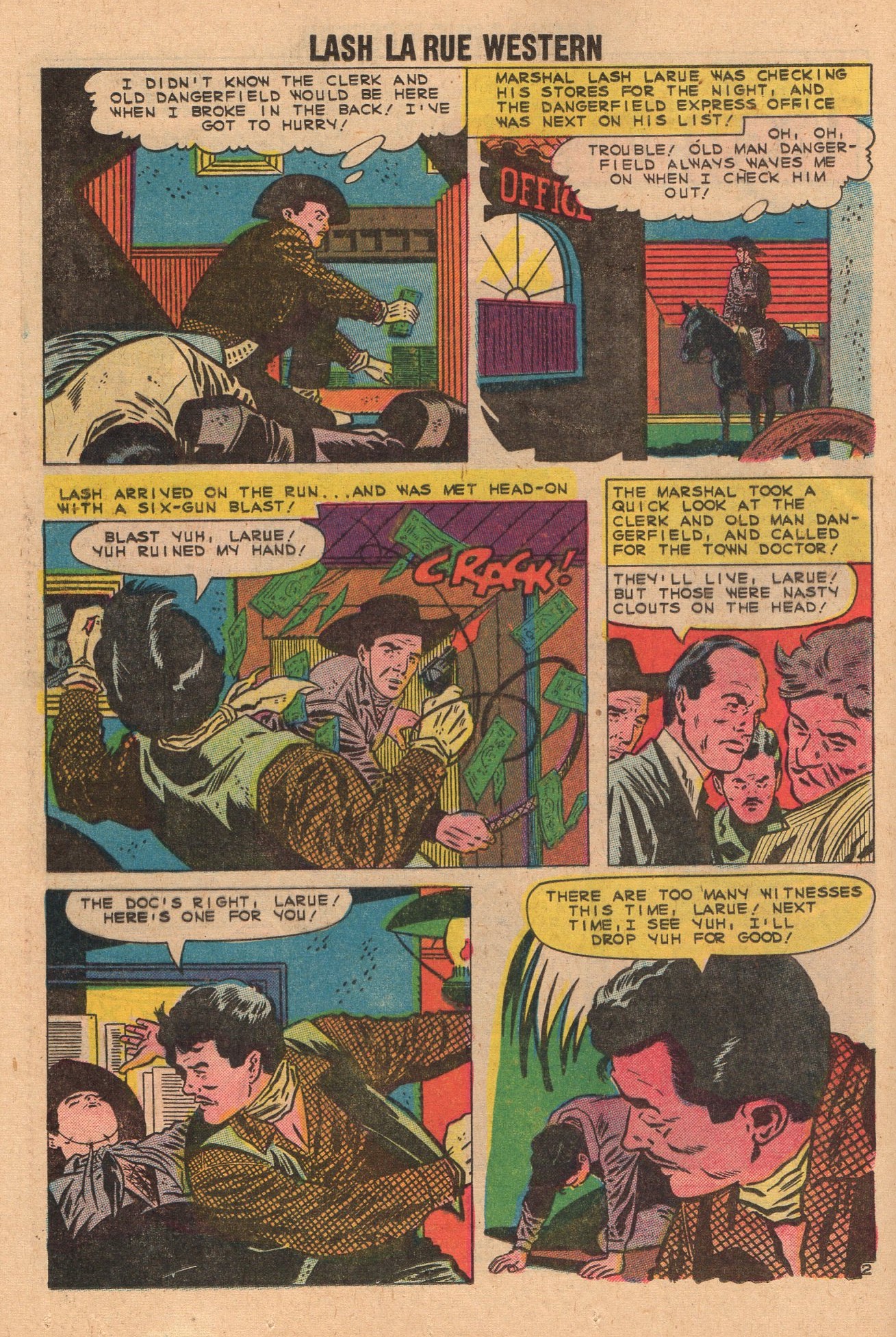 Read online Lash Larue Western (1949) comic -  Issue #74 - 24