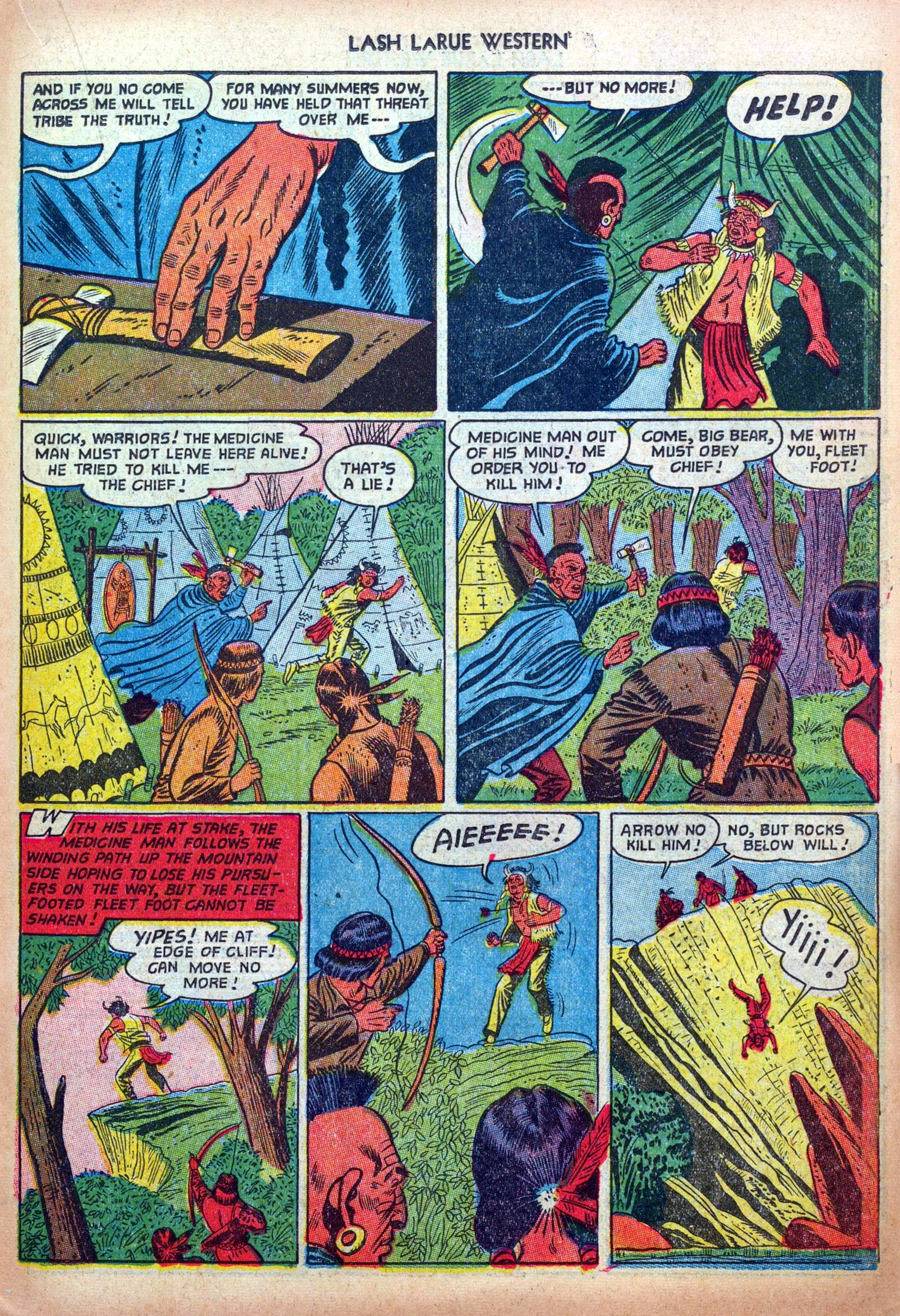 Read online Lash Larue Western (1949) comic -  Issue #33 - 19