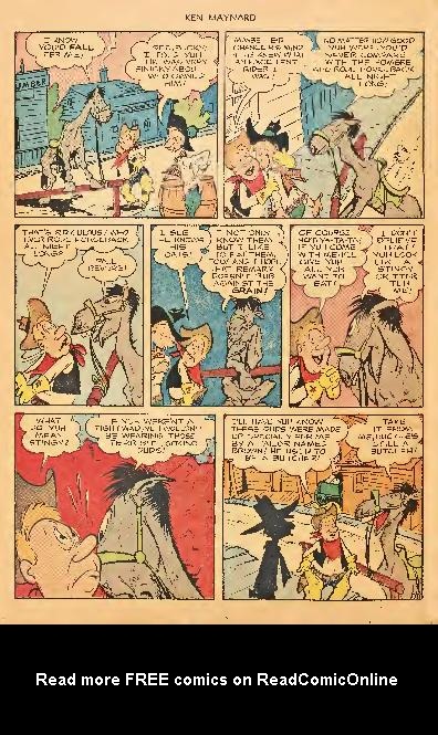 Read online Ken Maynard Western comic -  Issue #1 - 24
