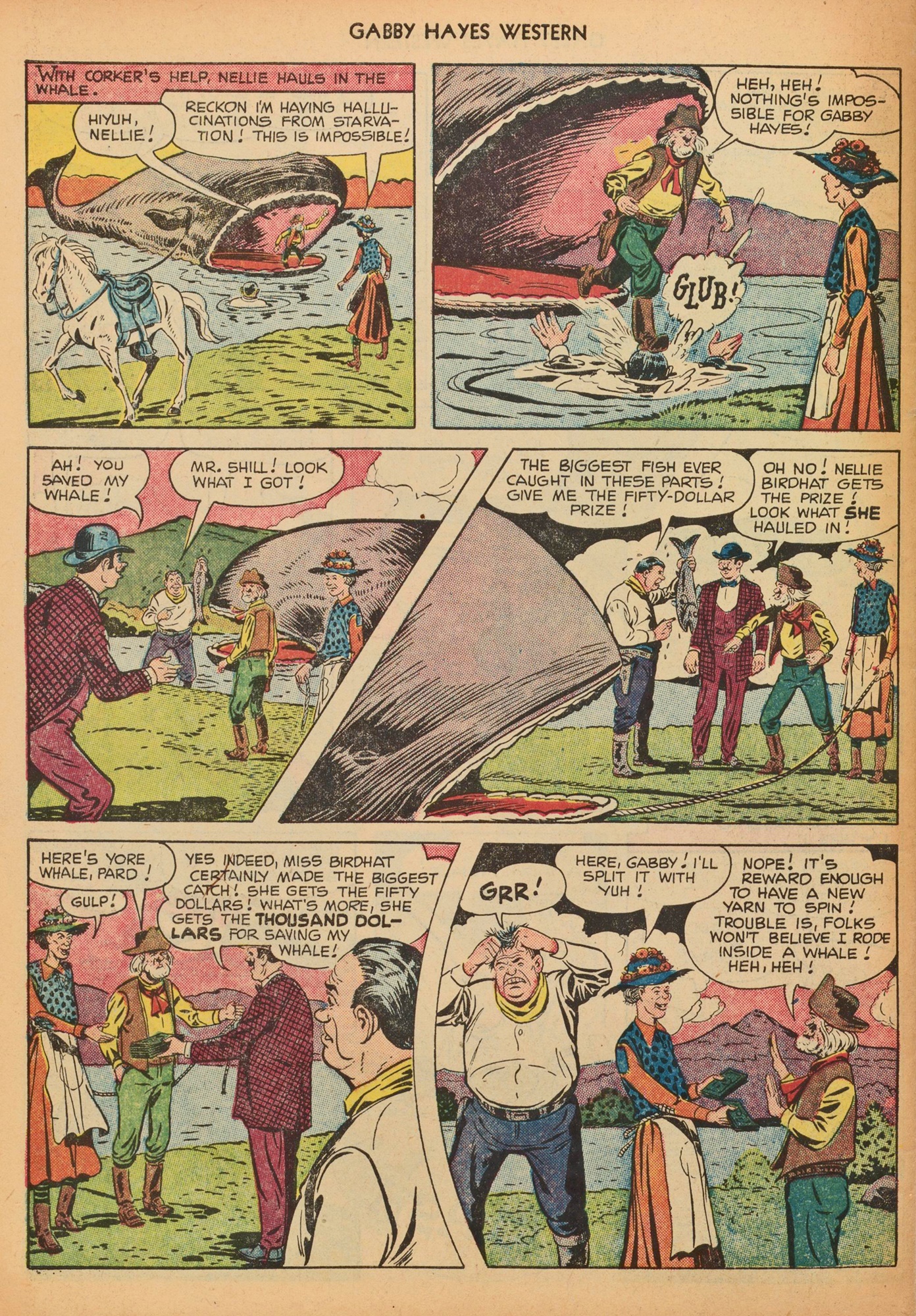 Read online Gabby Hayes Western comic -  Issue #34 - 34