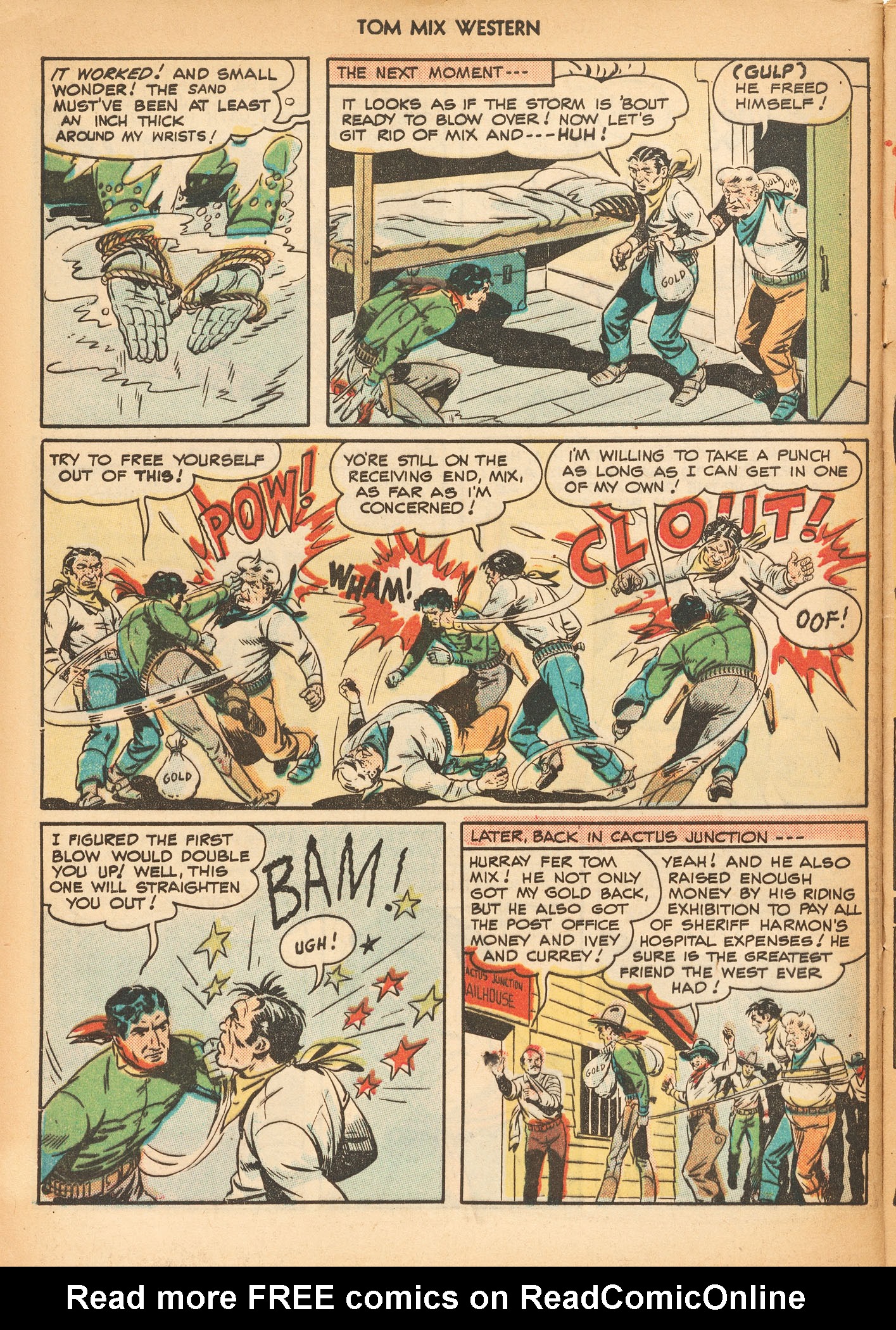 Read online Tom Mix Western (1948) comic -  Issue #15 - 48