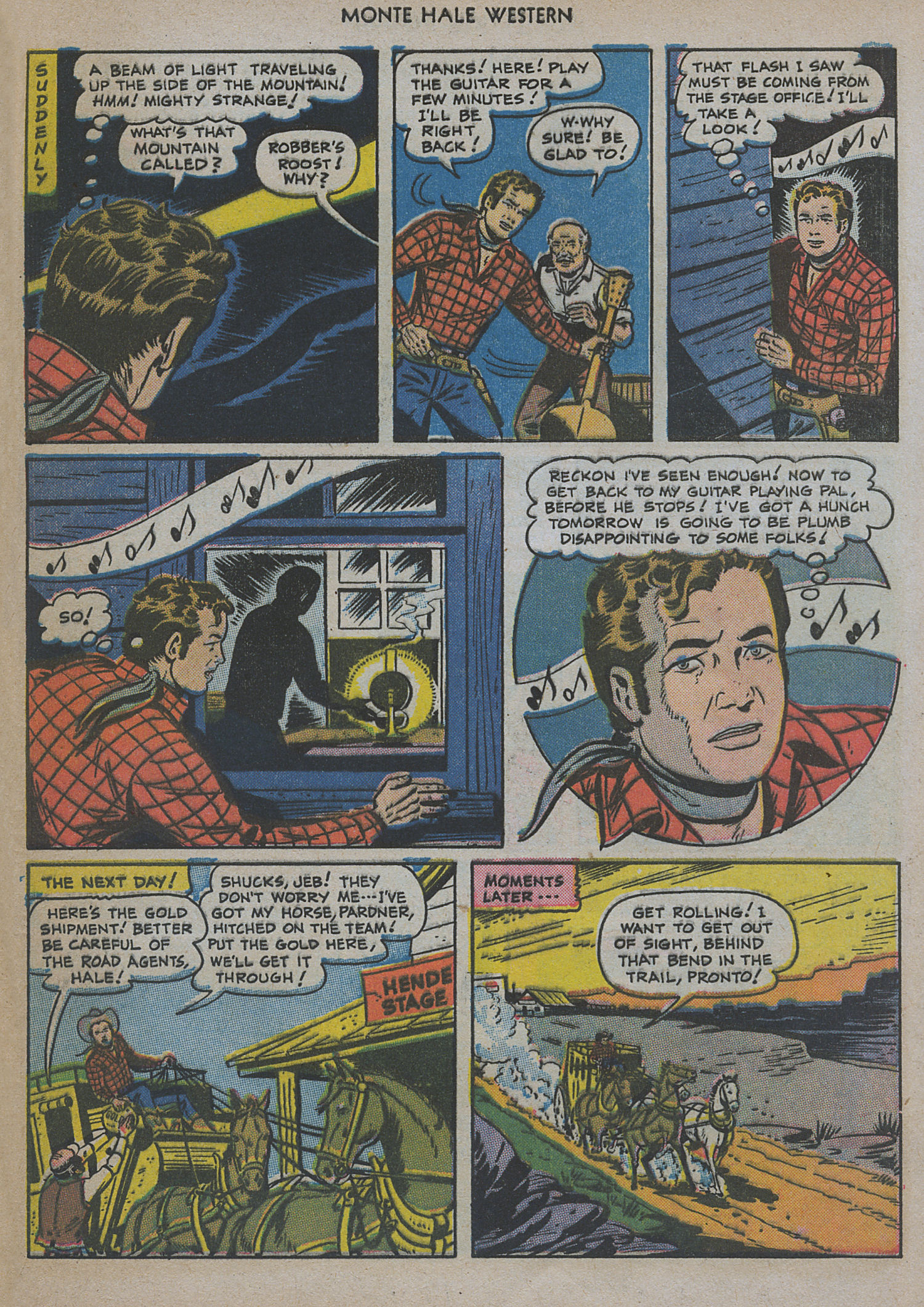 Read online Monte Hale Western comic -  Issue #47 - 45