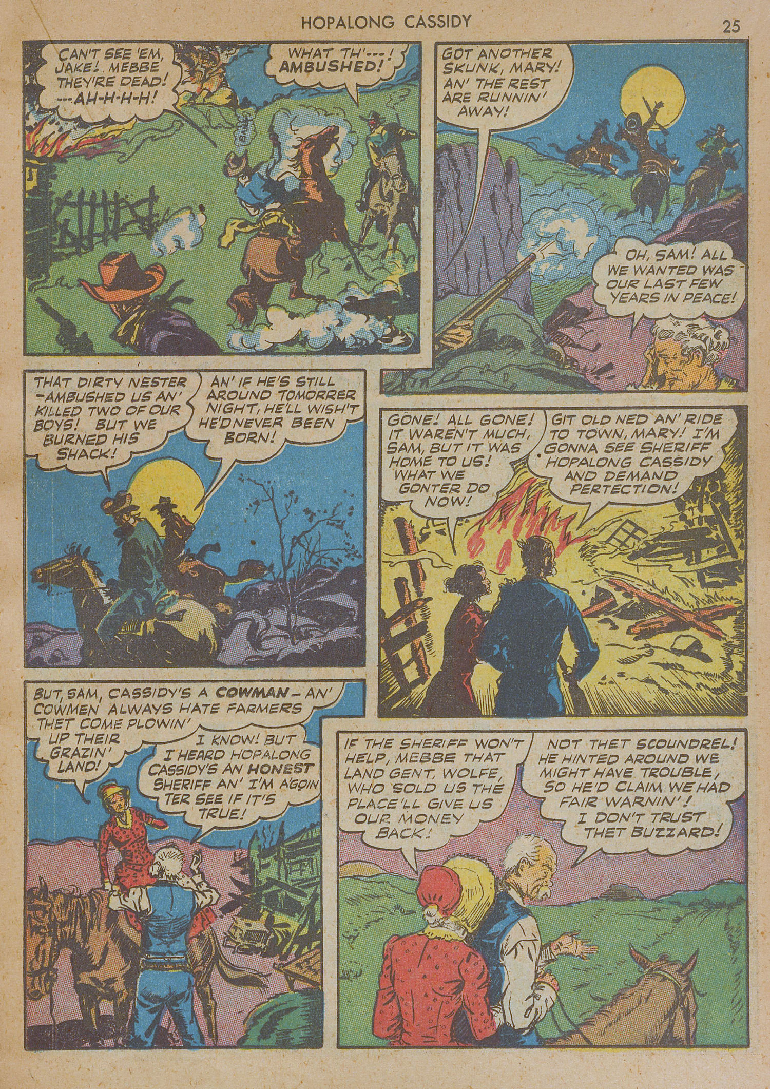 Read online Hopalong Cassidy comic -  Issue #1 - 25