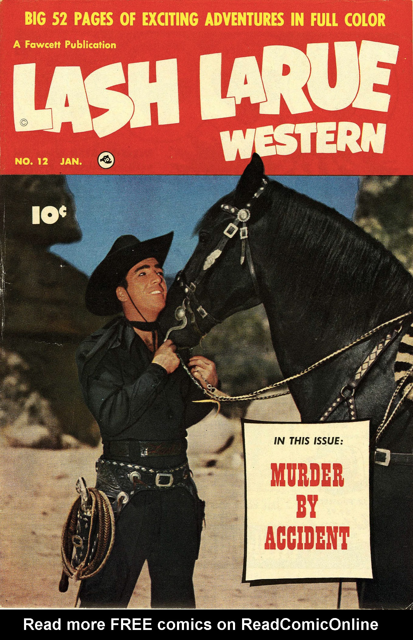 Read online Lash Larue Western (1949) comic -  Issue #12 - 1