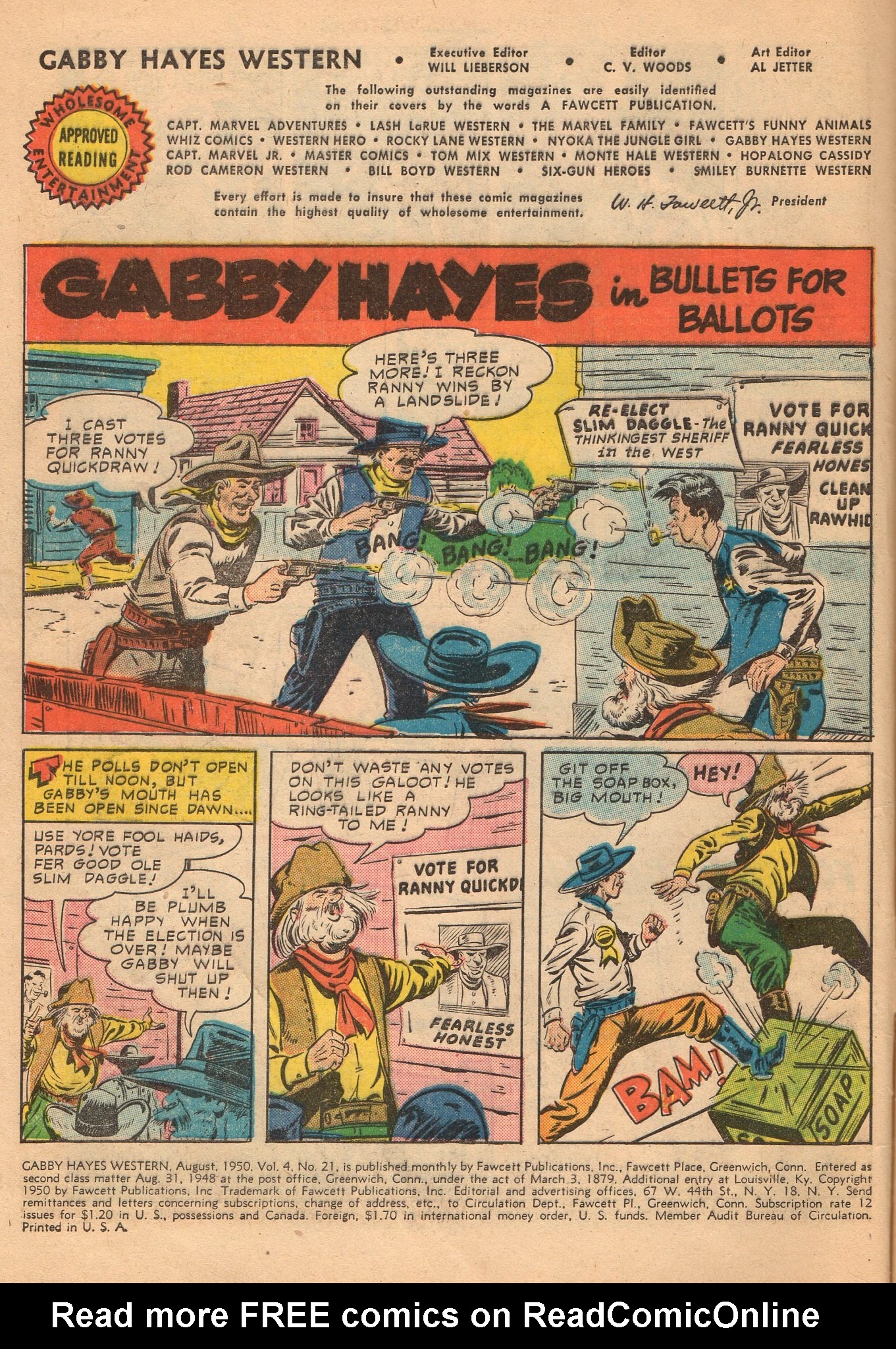 Read online Gabby Hayes Western comic -  Issue #21 - 4
