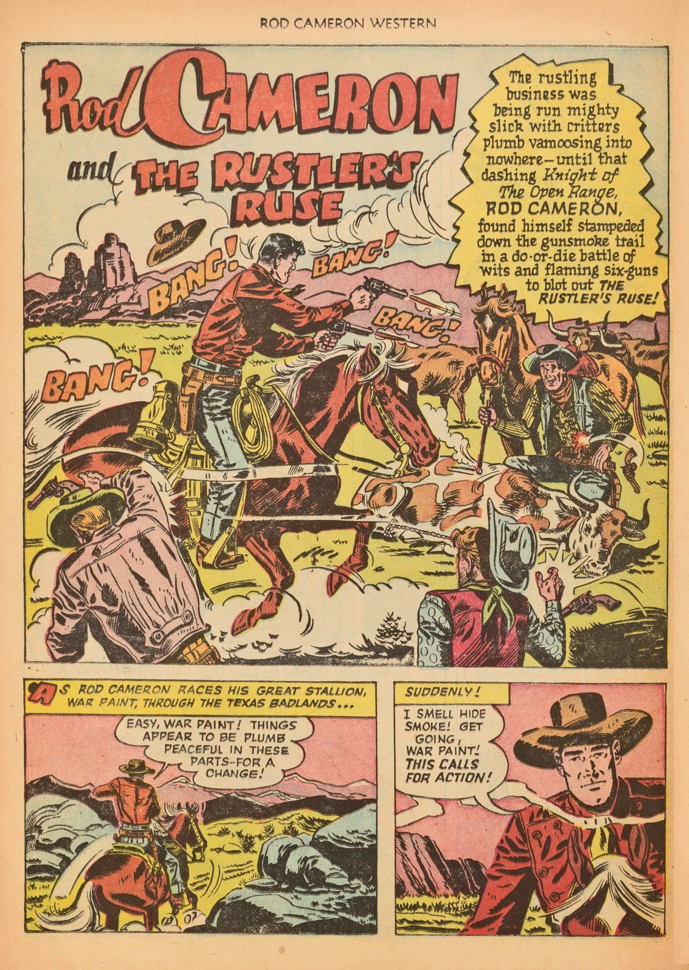 Read online Rod Cameron Western comic -  Issue #9 - 24