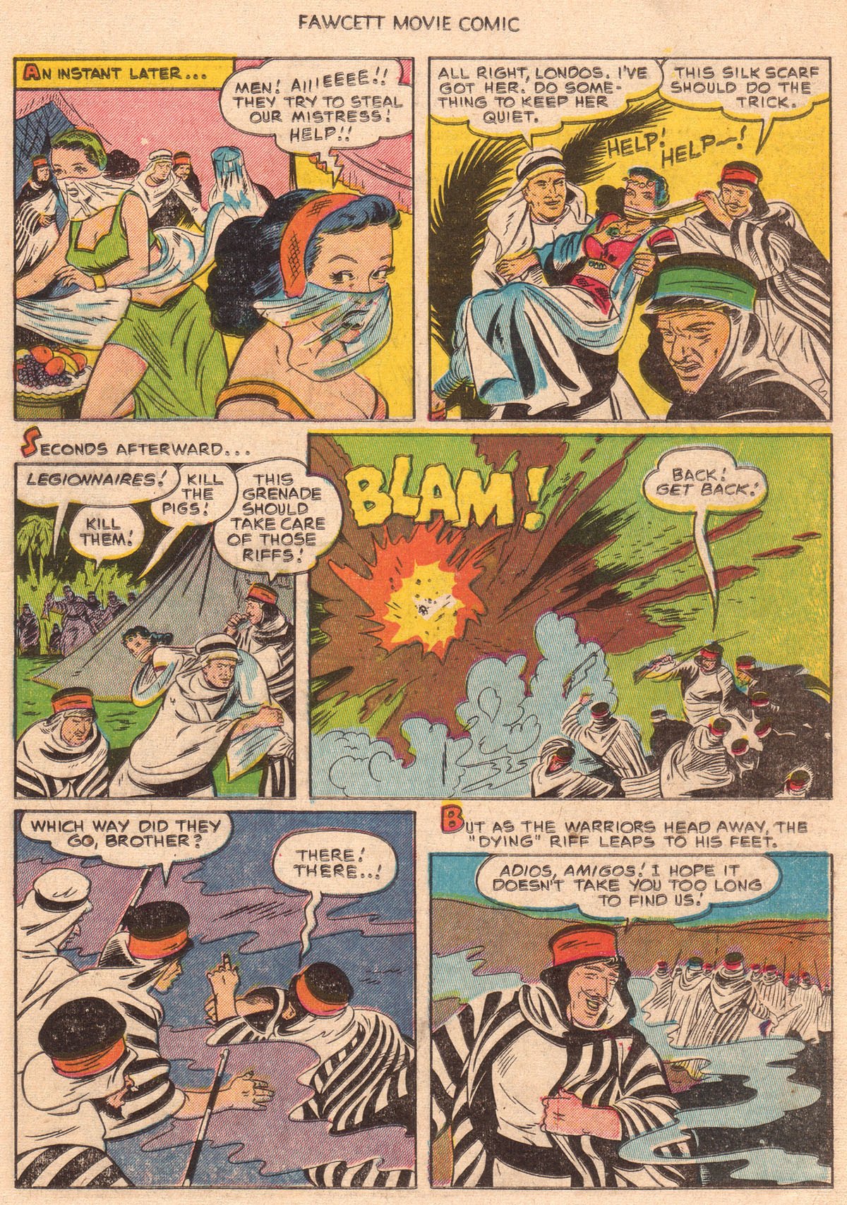 Read online Fawcett Movie Comic comic -  Issue #16 - 18