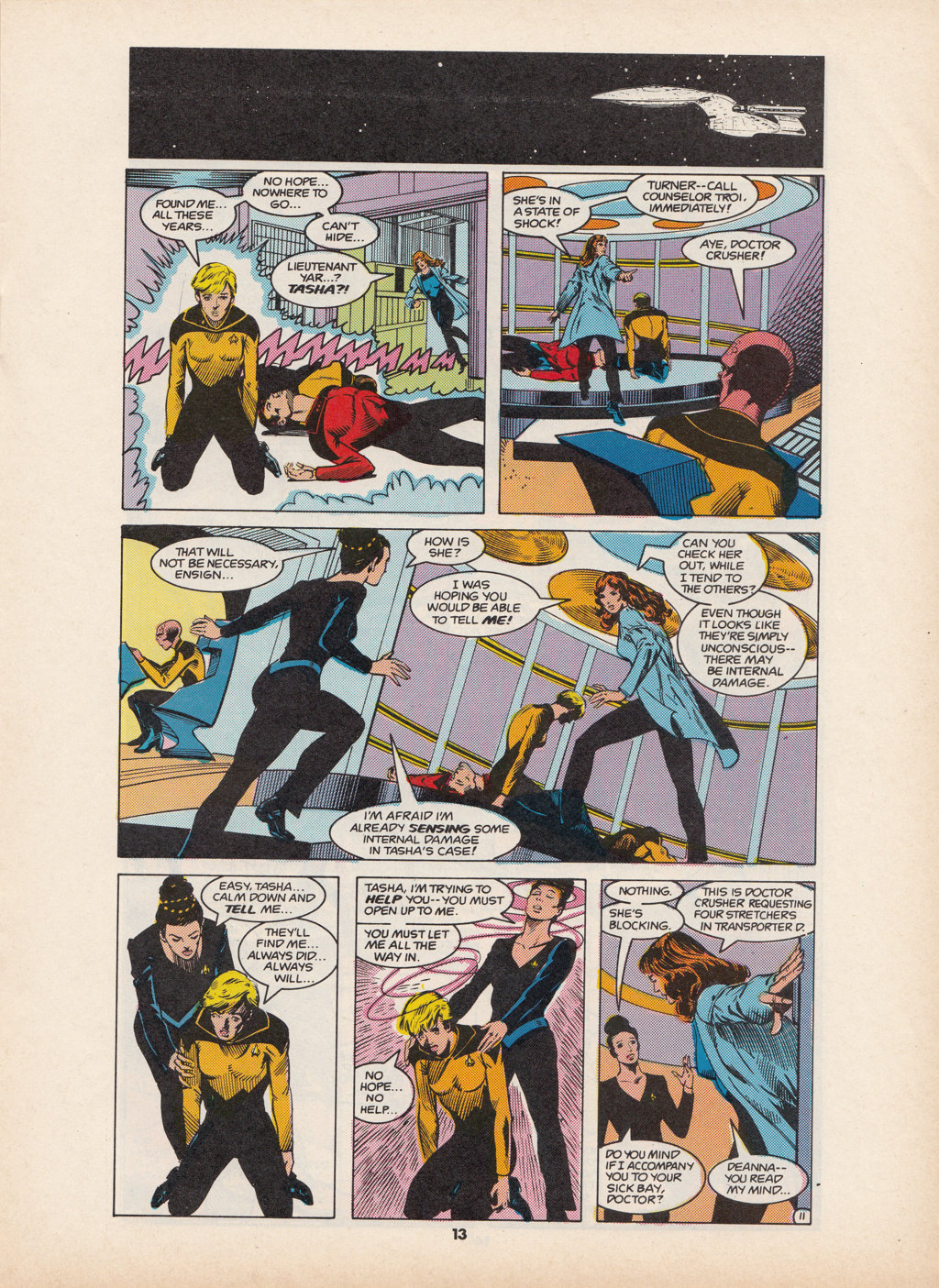Read online Star Trek The Next Generation (1990) comic -  Issue #4 - 13