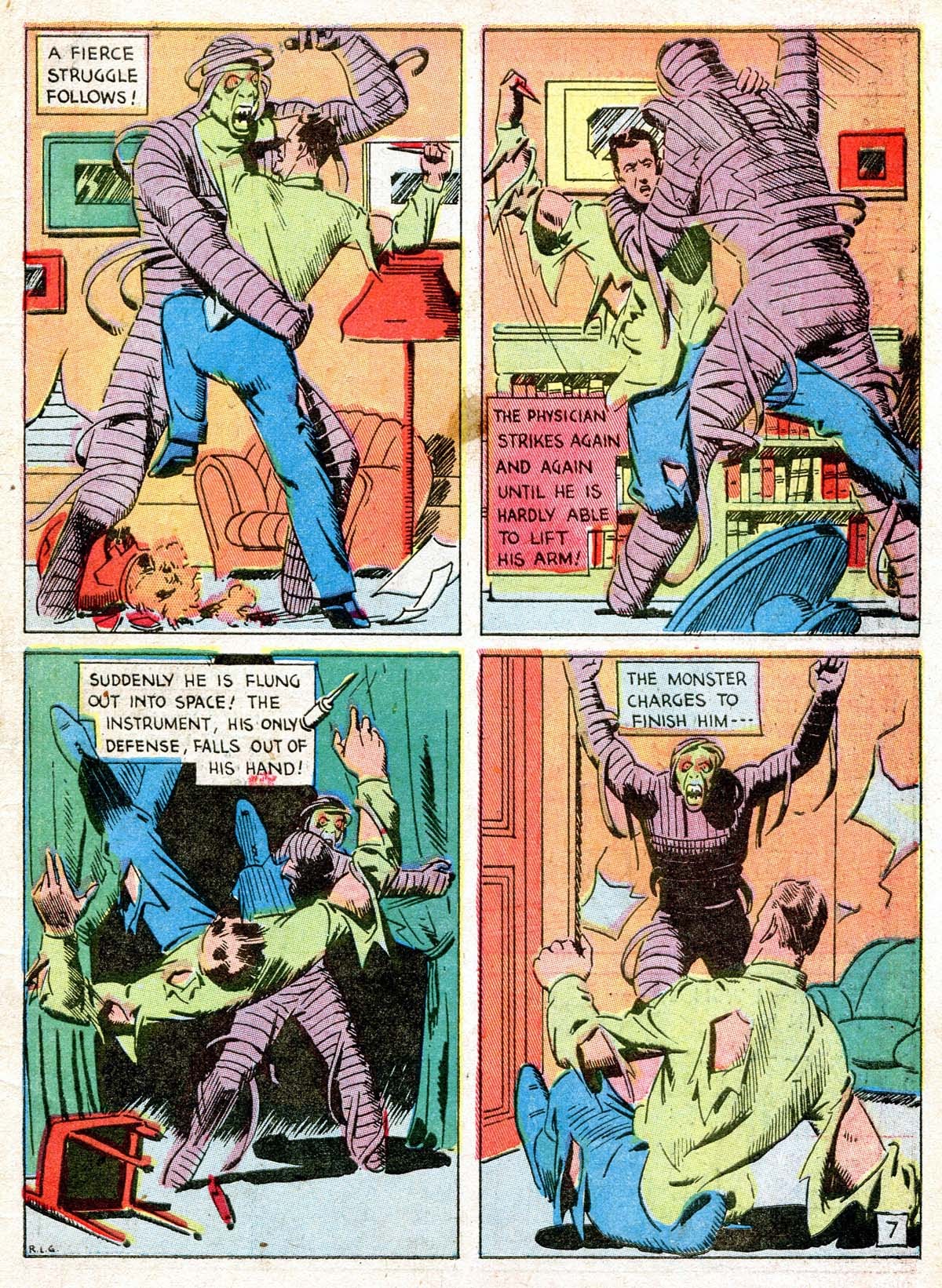 Read online Masked Marvel comic -  Issue #2 - 59