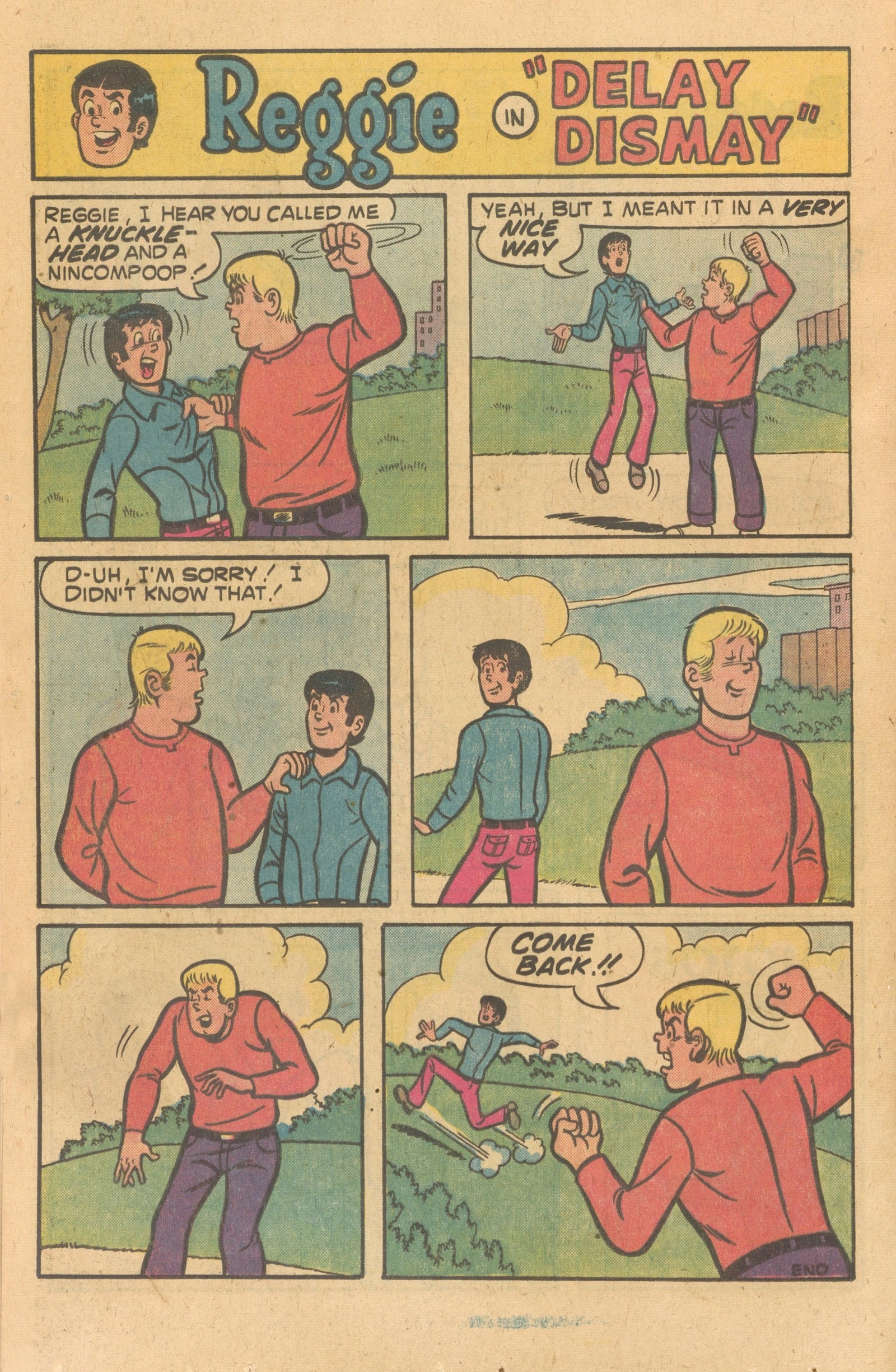 Read online Reggie's Wise Guy Jokes comic -  Issue #44 - 24