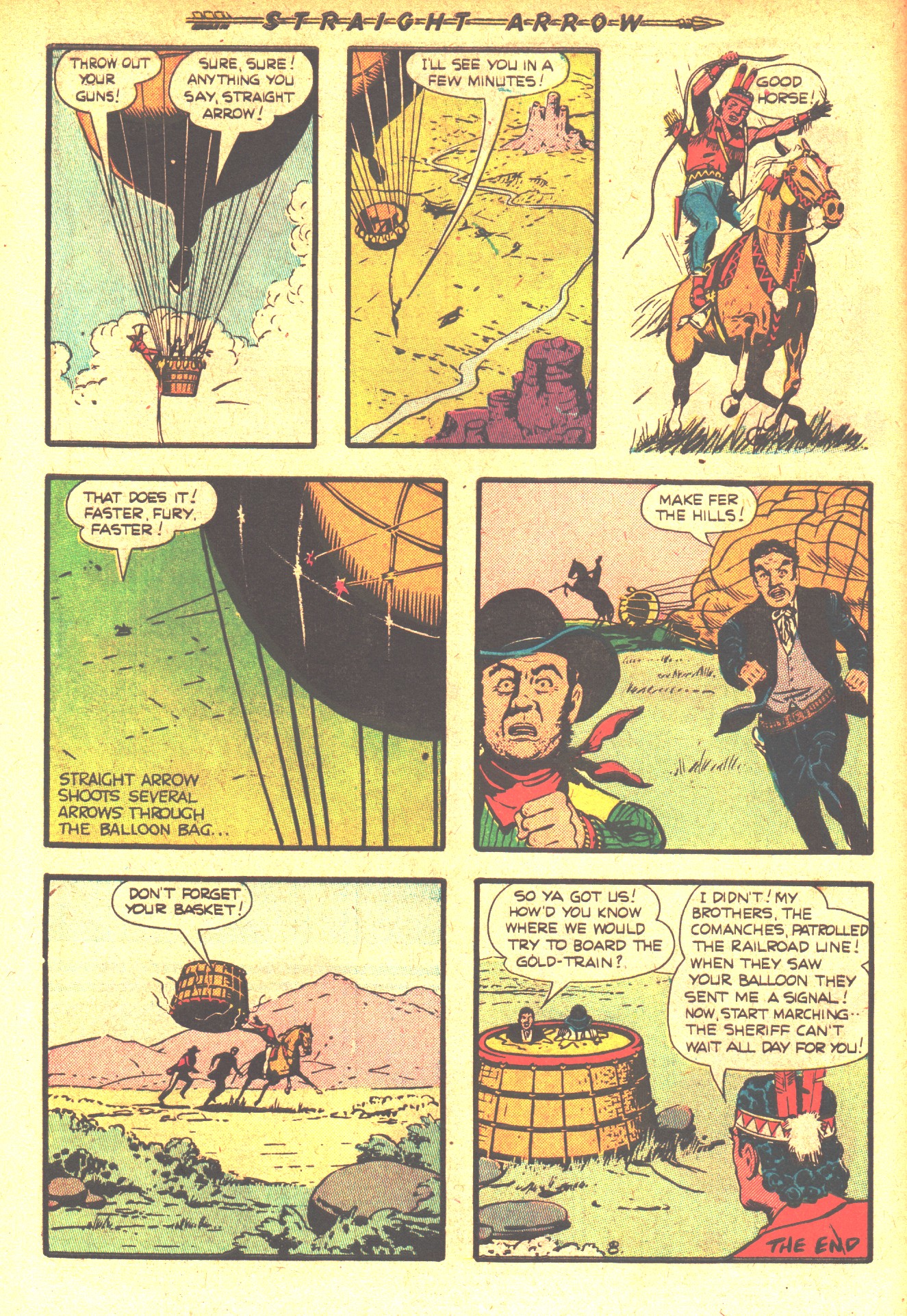 Read online Straight Arrow comic -  Issue #20 - 10