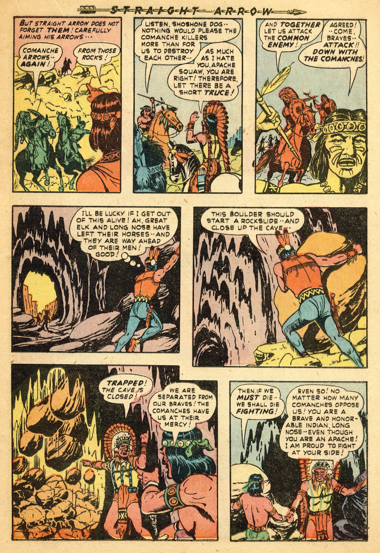 Read online Straight Arrow comic -  Issue #14 - 17