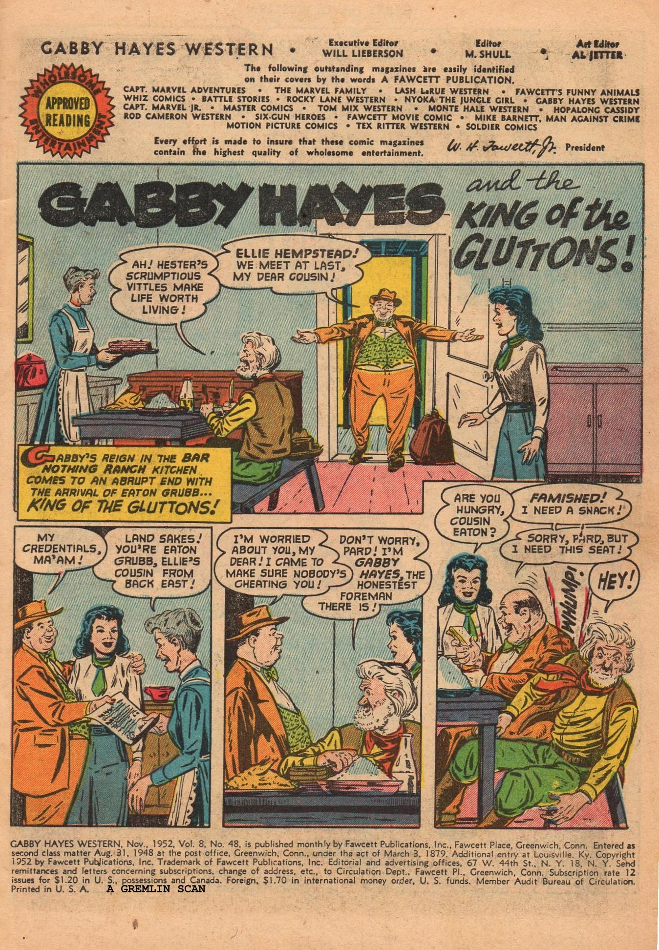 Read online Gabby Hayes Western comic -  Issue #48 - 3