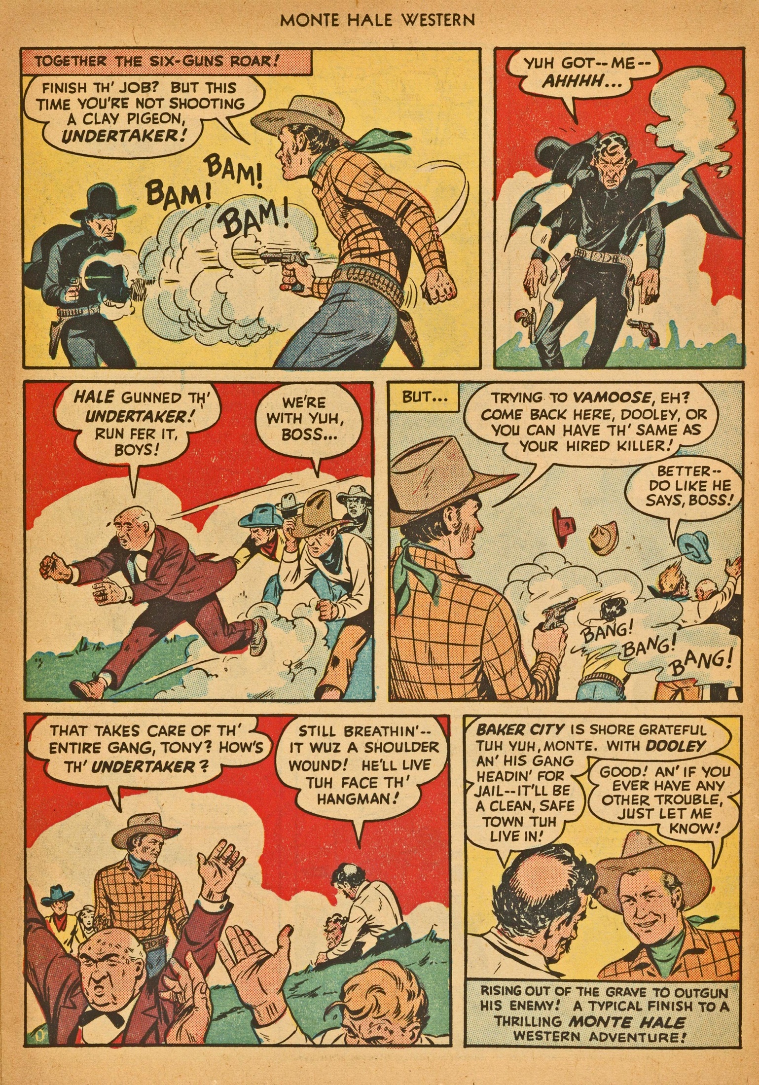 Read online Monte Hale Western comic -  Issue #30 - 12